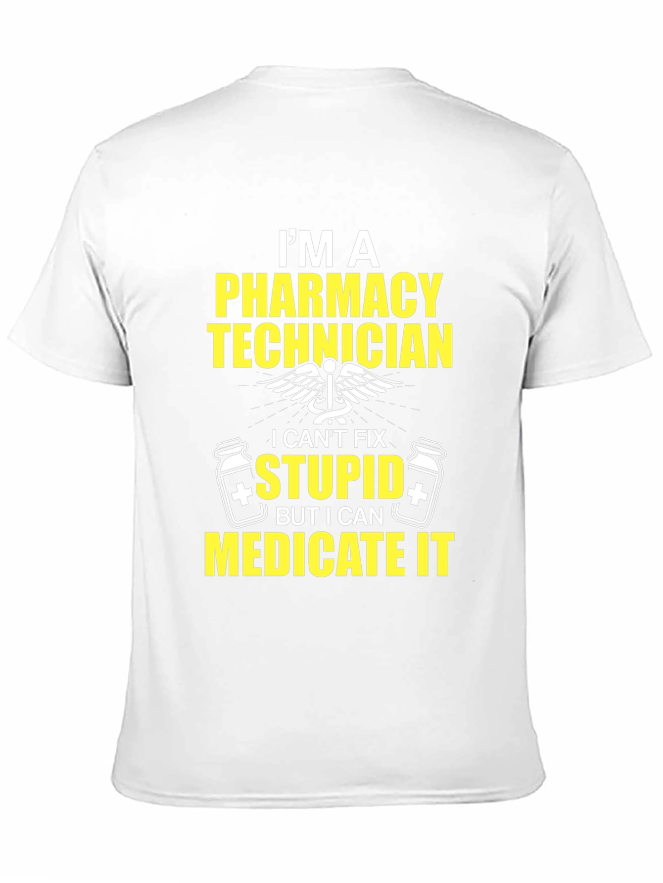 Black Pharmacy Technician T-Shirt - Medicate It view 11