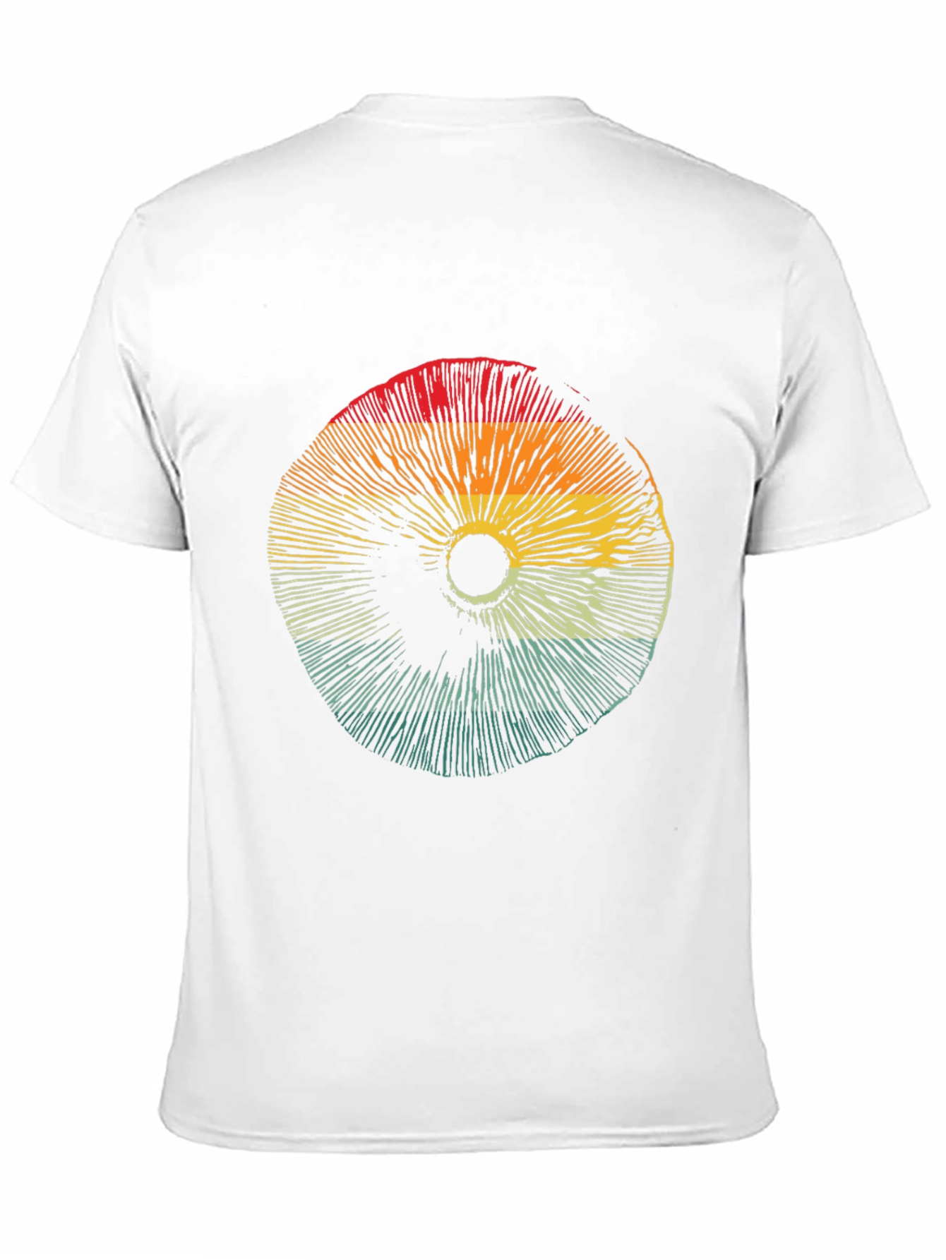 Black Retro Mushroom Graphic Tee - Unisex Comfort view 11