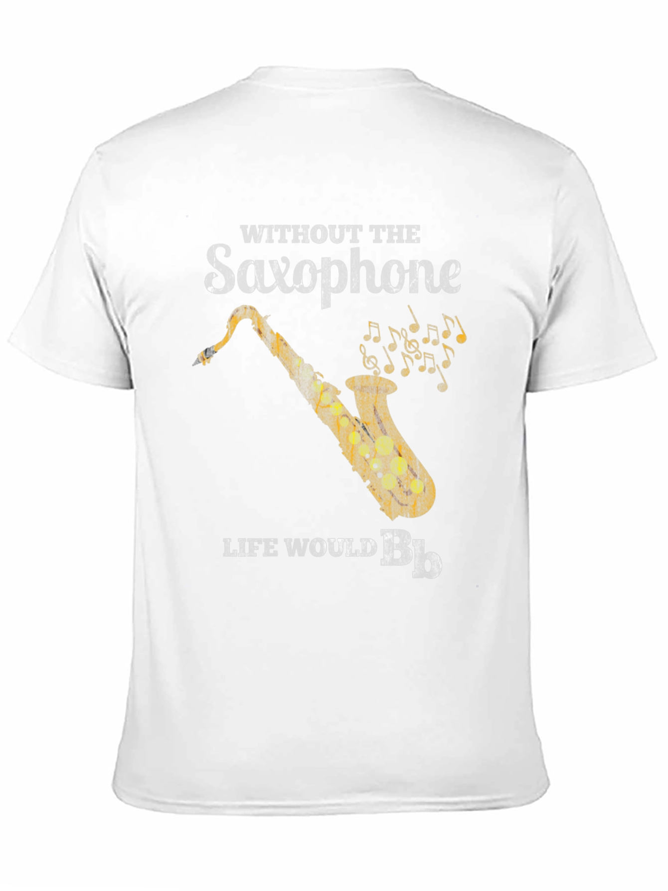 Black Saxophone Life Black T-Shirt view 11