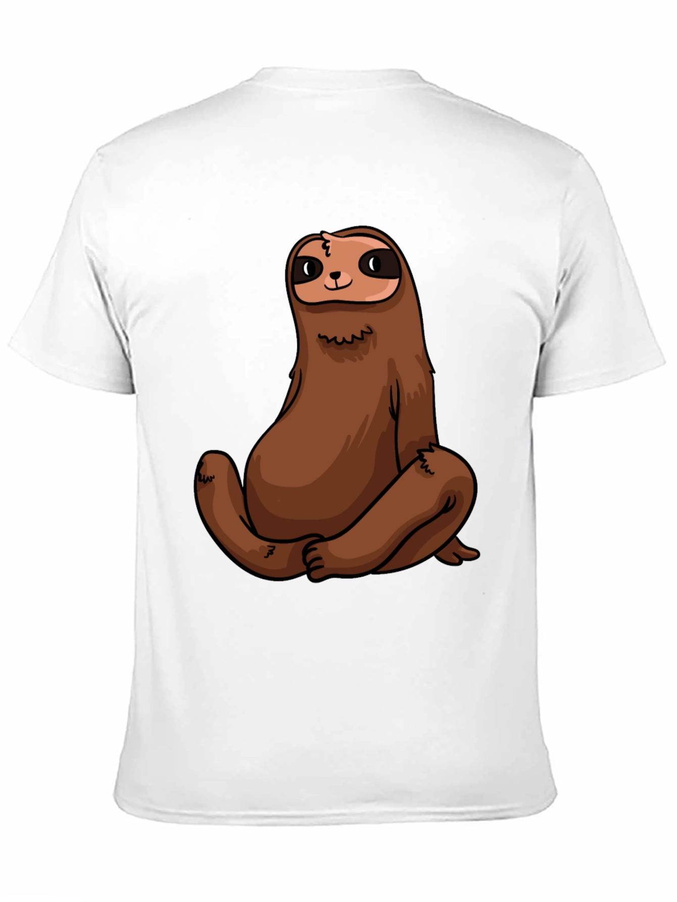 Black Sloth Graphic Tee - Men's Black T-Shirt view 11