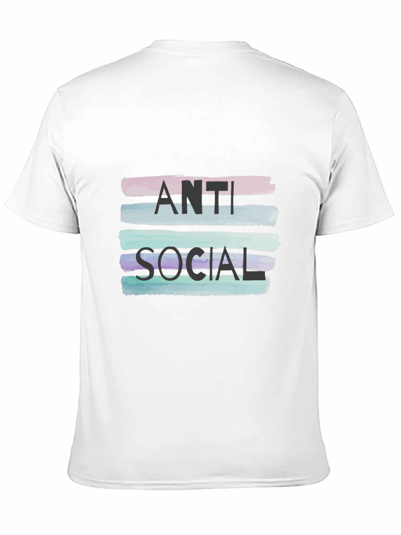 Black Anti Social Graphic Tee - Stylish Statement Shirt view 11