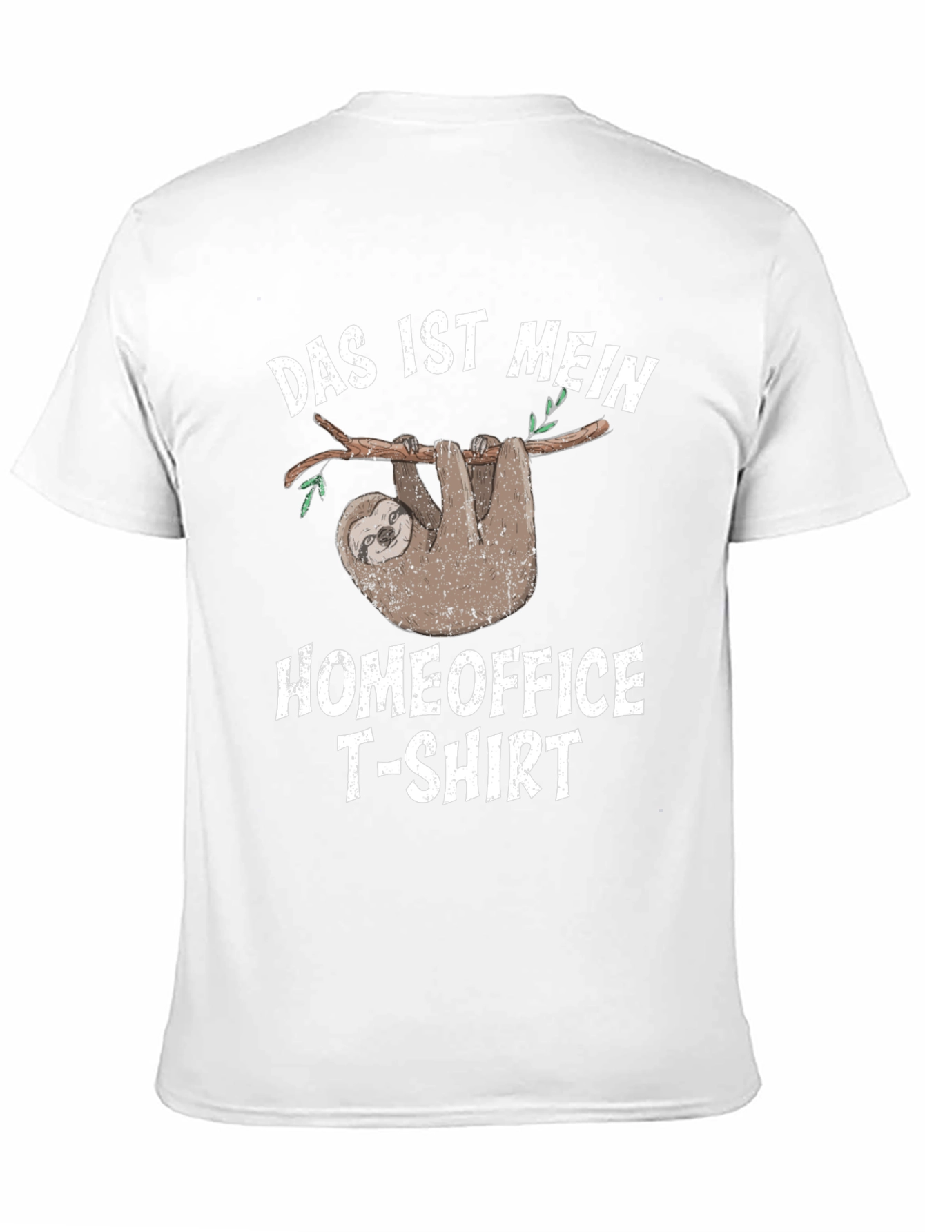 Black Das Ist Mein Homeoffice T-Shirt Funny Sloth Graphic Tee view 11
