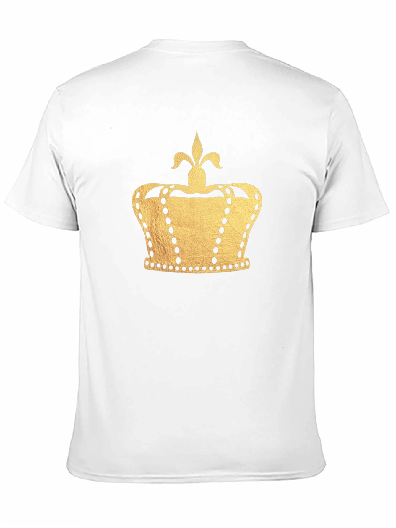 Black Gold Crown Graphic Black T-Shirt view 11