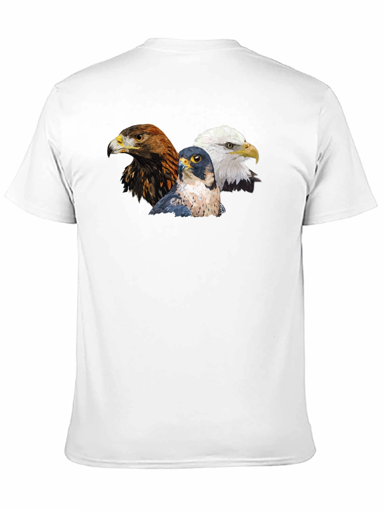 Black Eagle Falcon Bird T-Shirt view 11