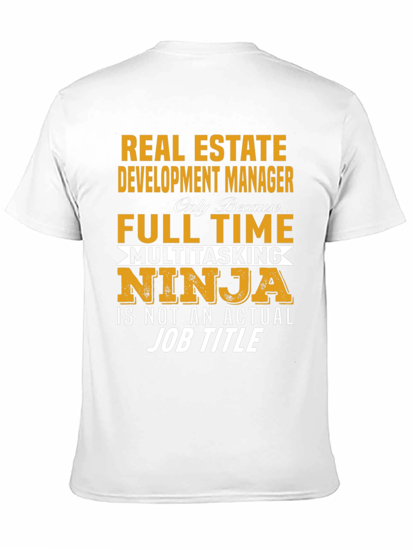 Black Real Estate Development Manager T-Shirt view 11