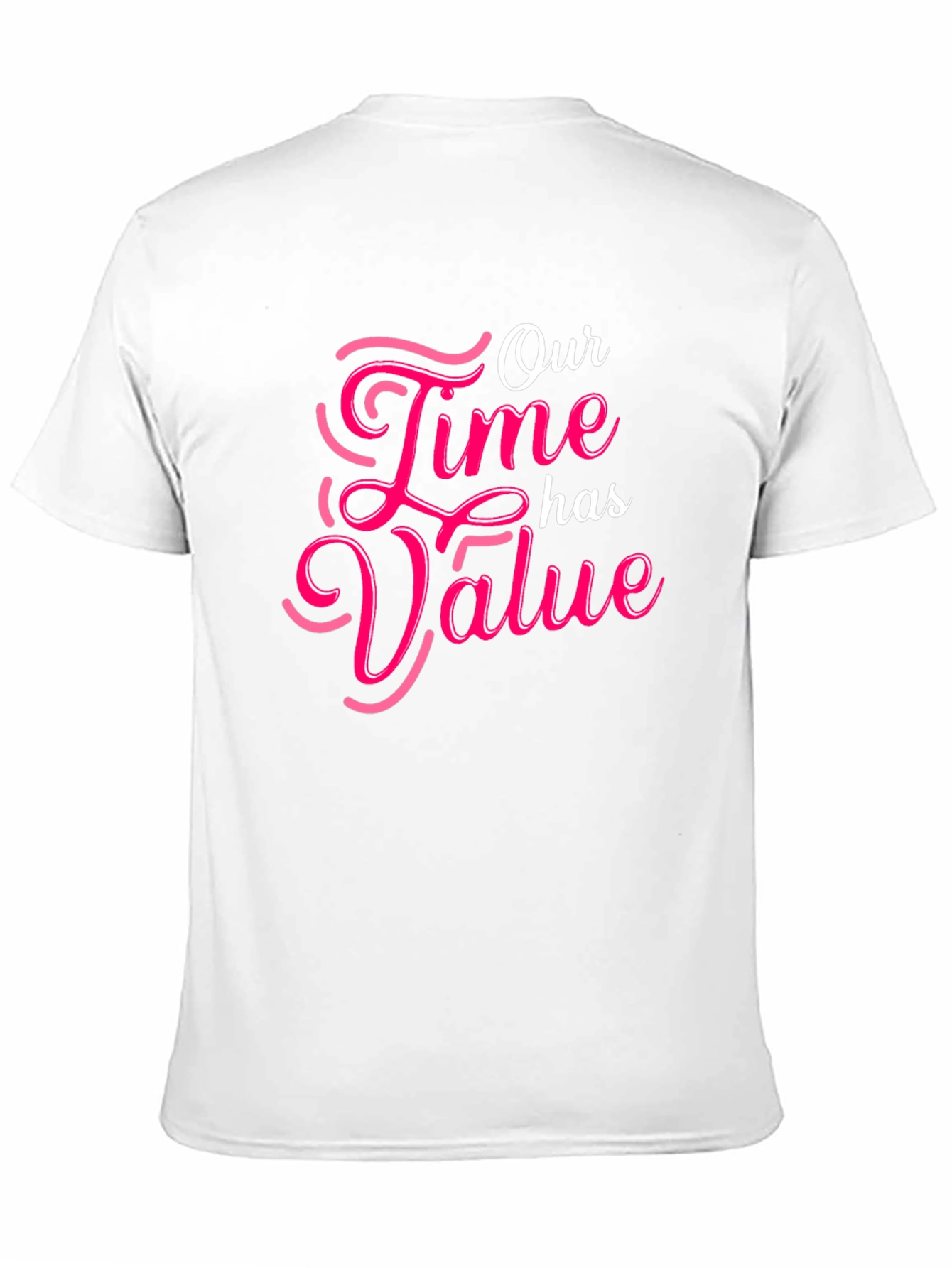 Black Our Time Has Value Black Graphic Tee view 11