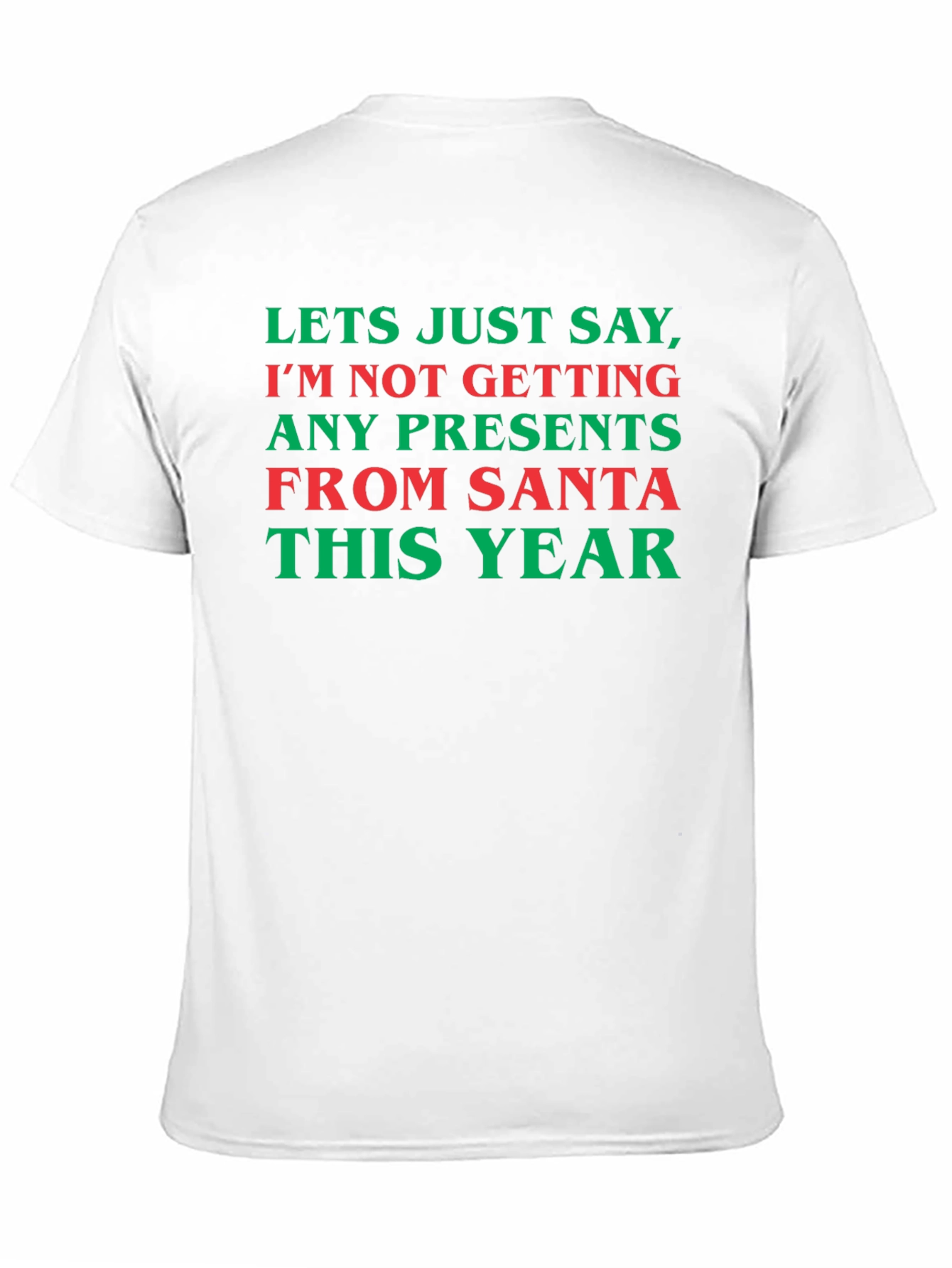 Black Funny Santa Presents T-Shirt view 11