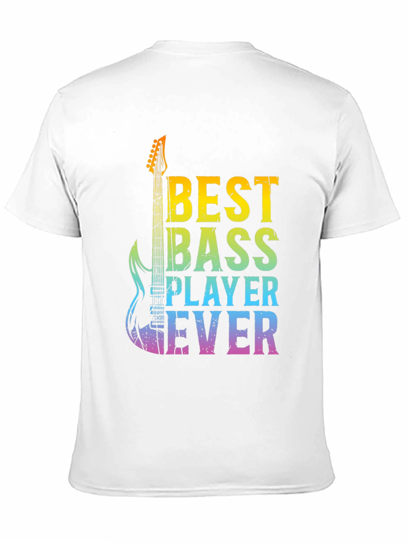 Black Best Bass Player Ever Graphic T-Shirt view 11