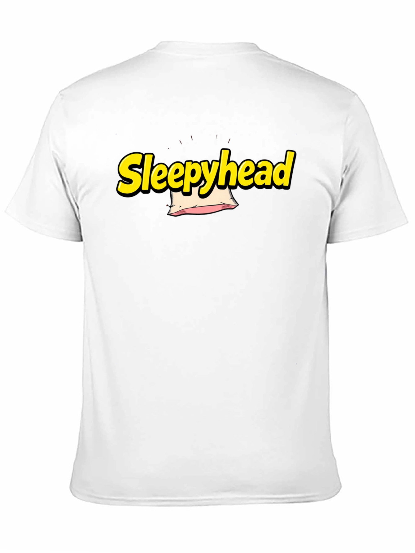 Black Sleepyhead Black T-Shirt - Funny Graphic Tee view 11
