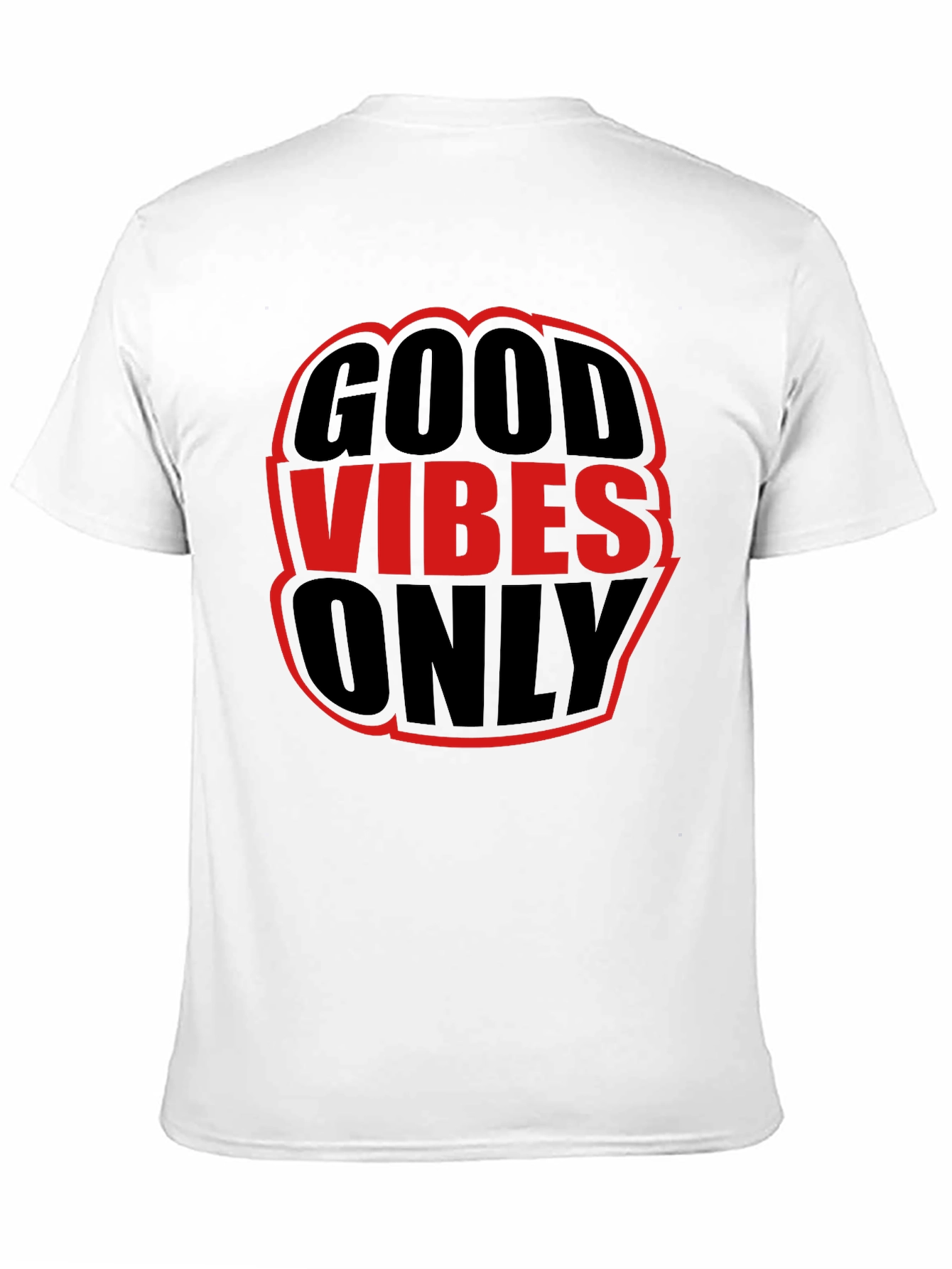 Black Good Vibes Only Graphic Tee - Black view 11