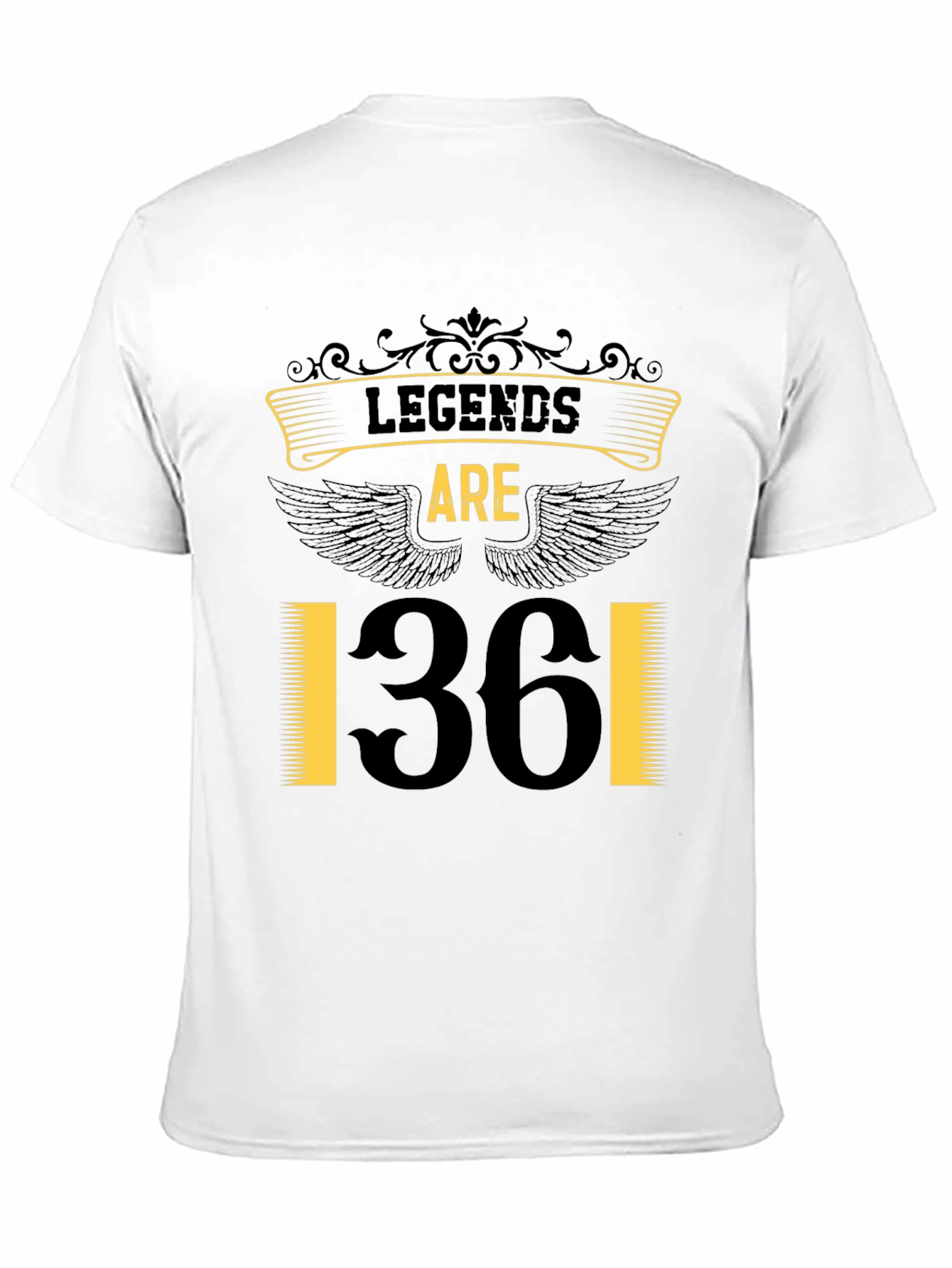 Black Legends Are 36 T-Shirt view 11