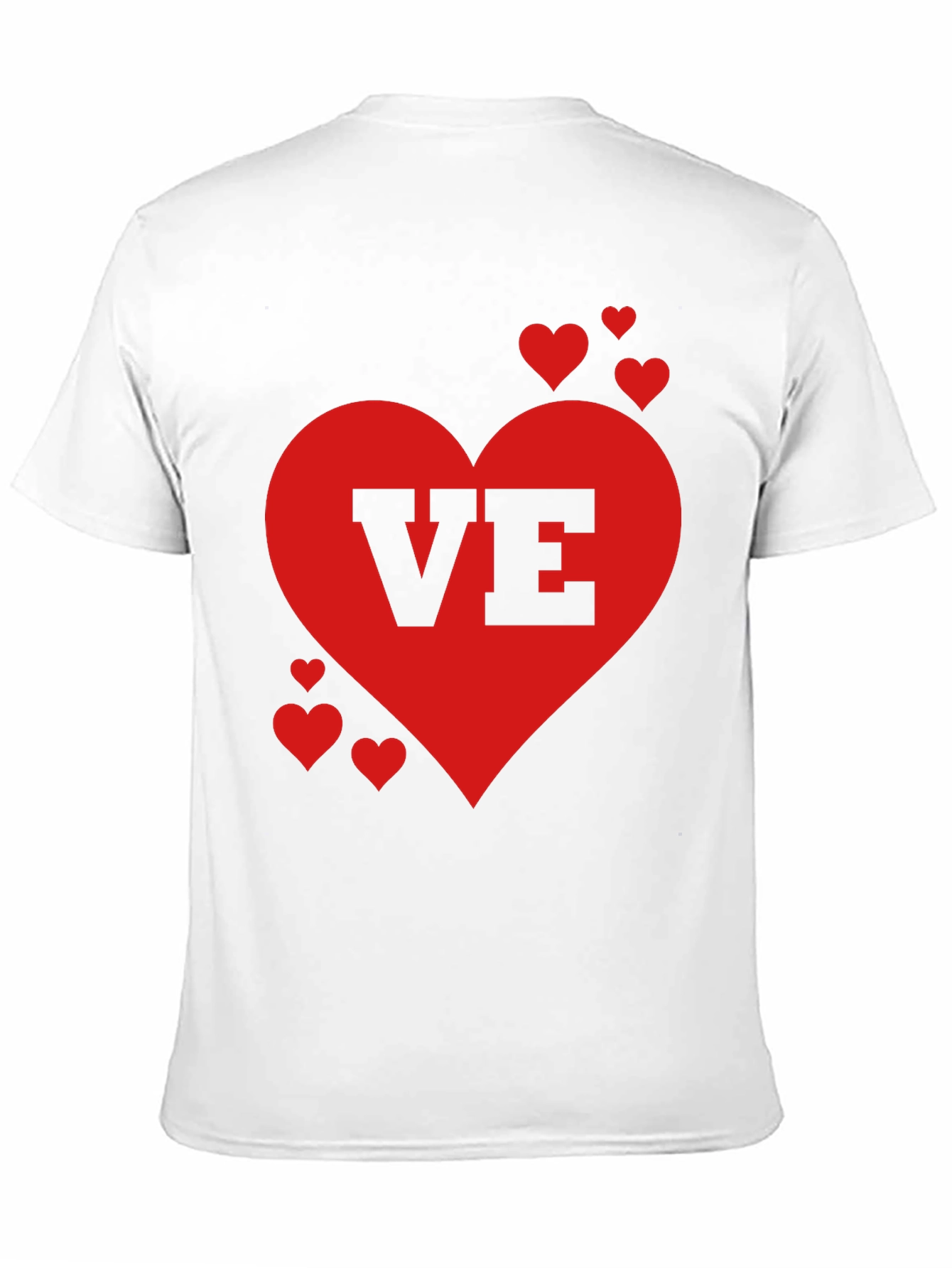 Black Love Valentine's Day Heart Graphic Tee Shirt view 11