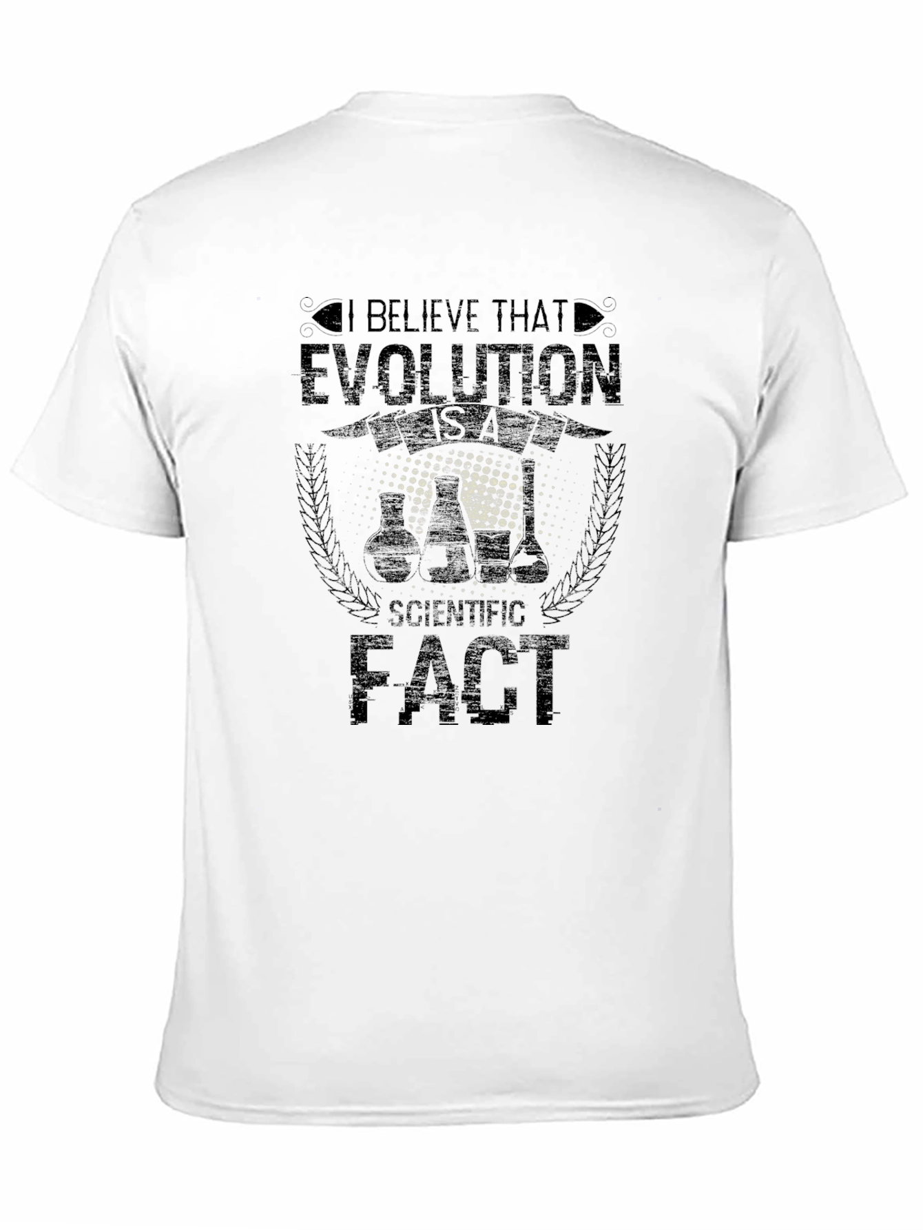 Black Evolution is a Scientific Fact T-Shirt view 11