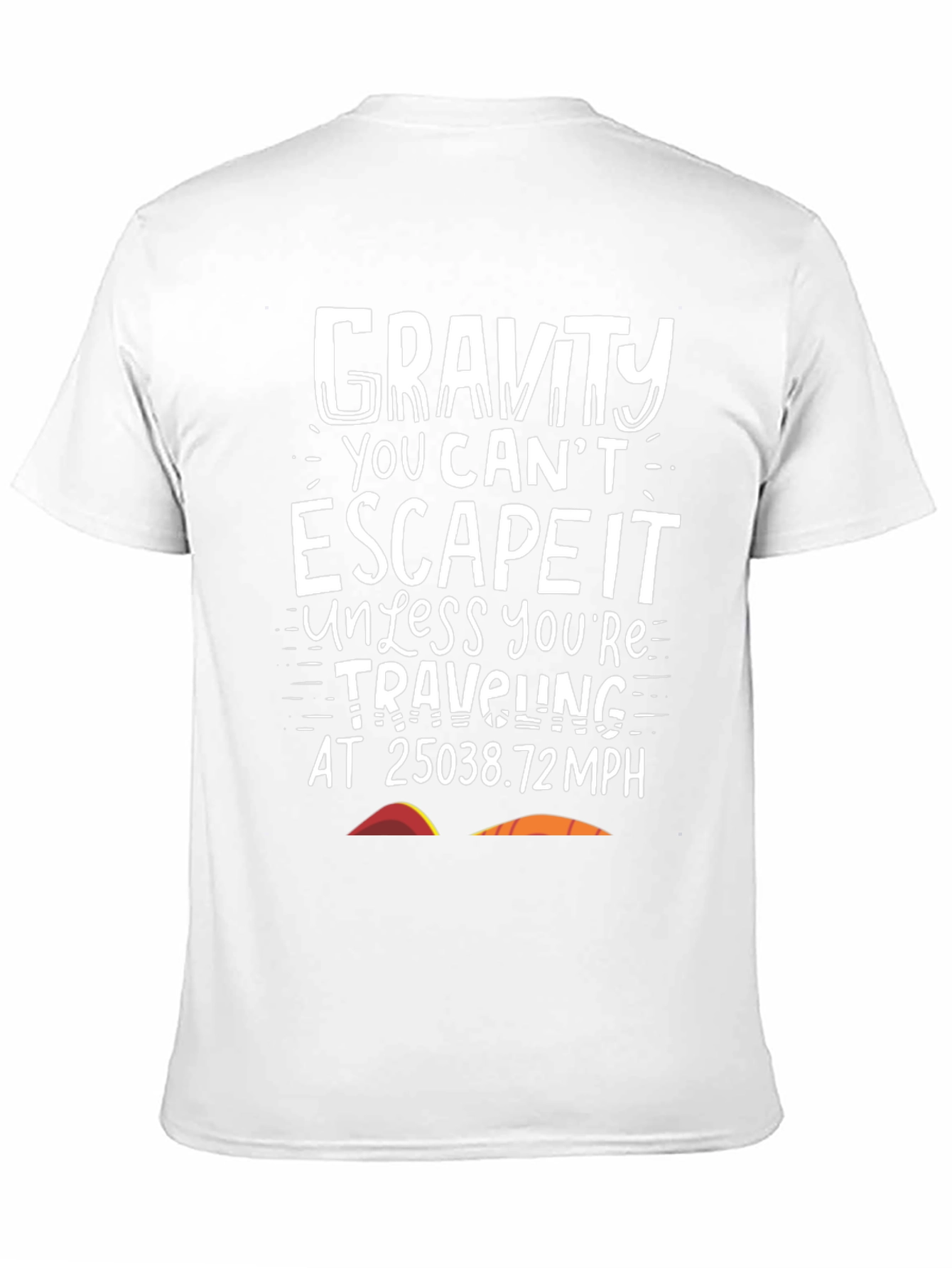 Black Gravity Escape Speed T-Shirt - 25038.72 MPH view 11