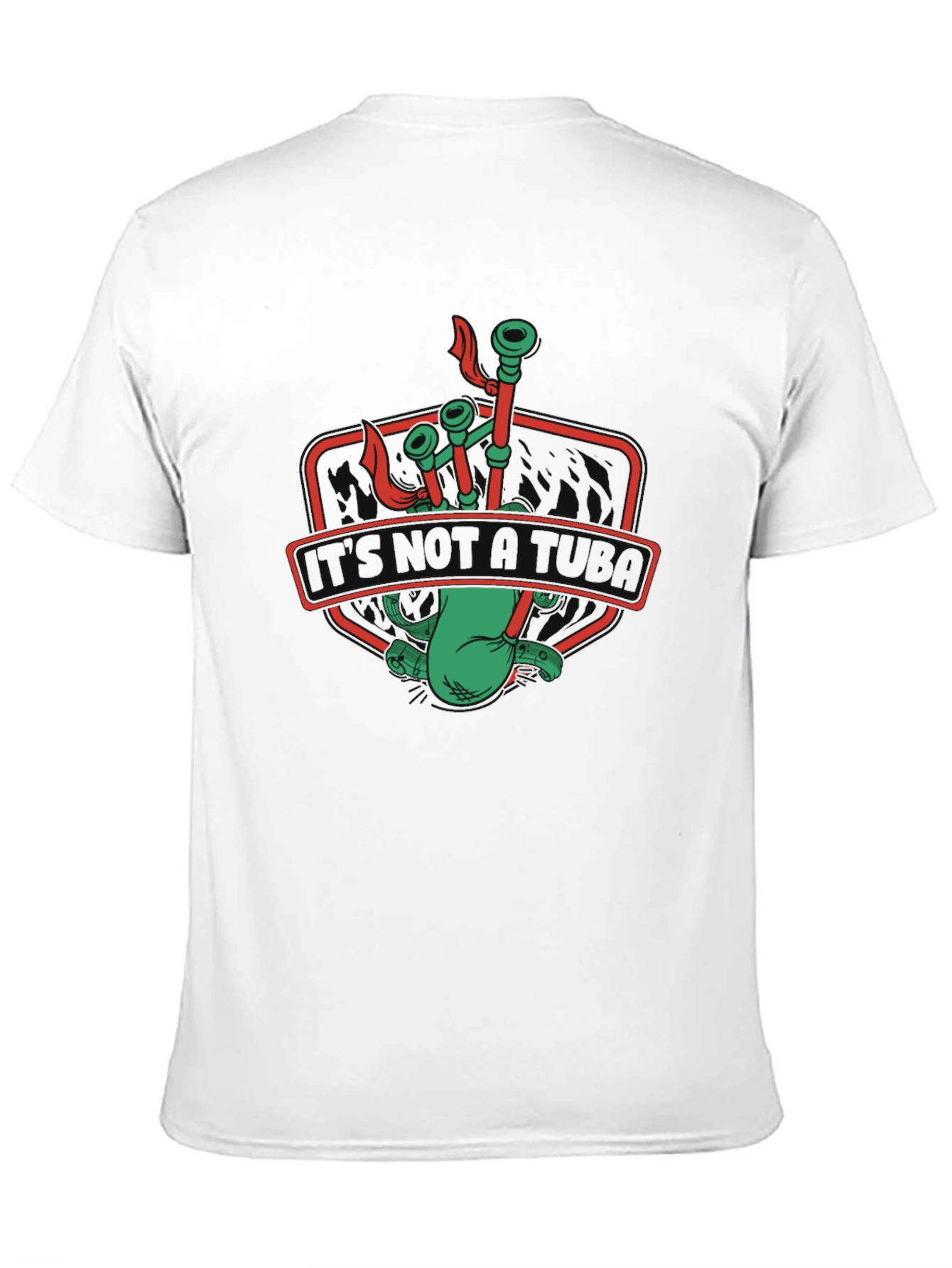 Black Bagpipes T-Shirt Black Graphic Tee view 11