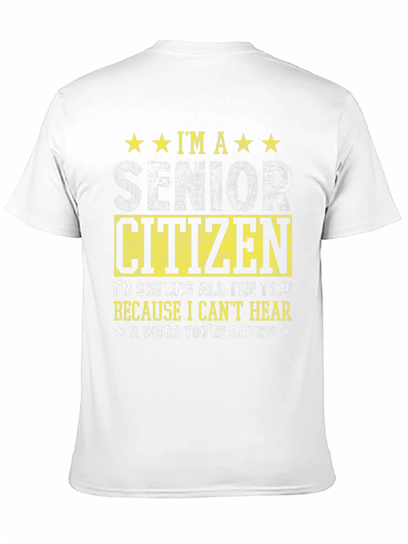Black Senior Citizen Humorous T-Shirt view 11
