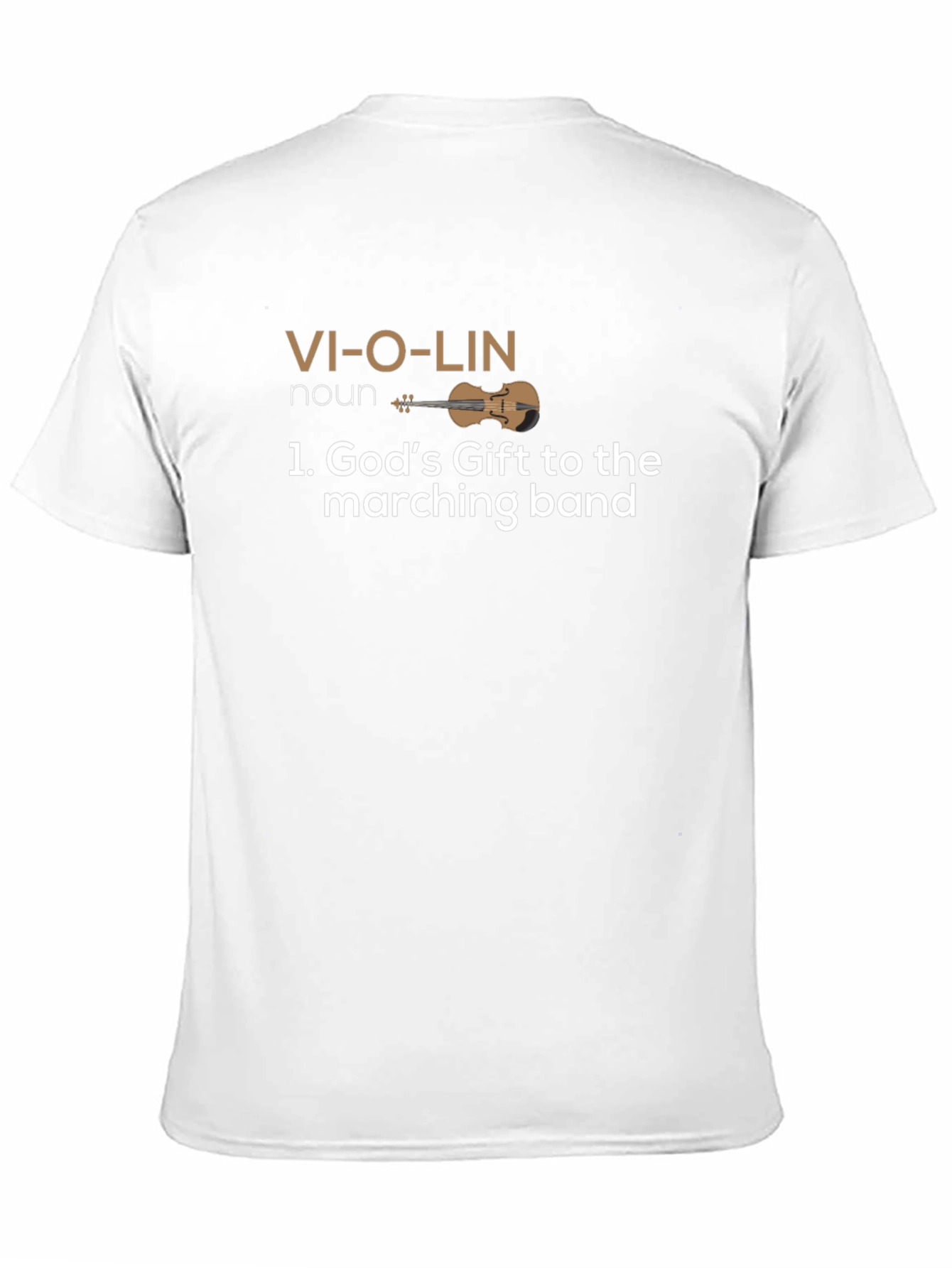 Black Violin Definition Funny Black T-Shirt view 11