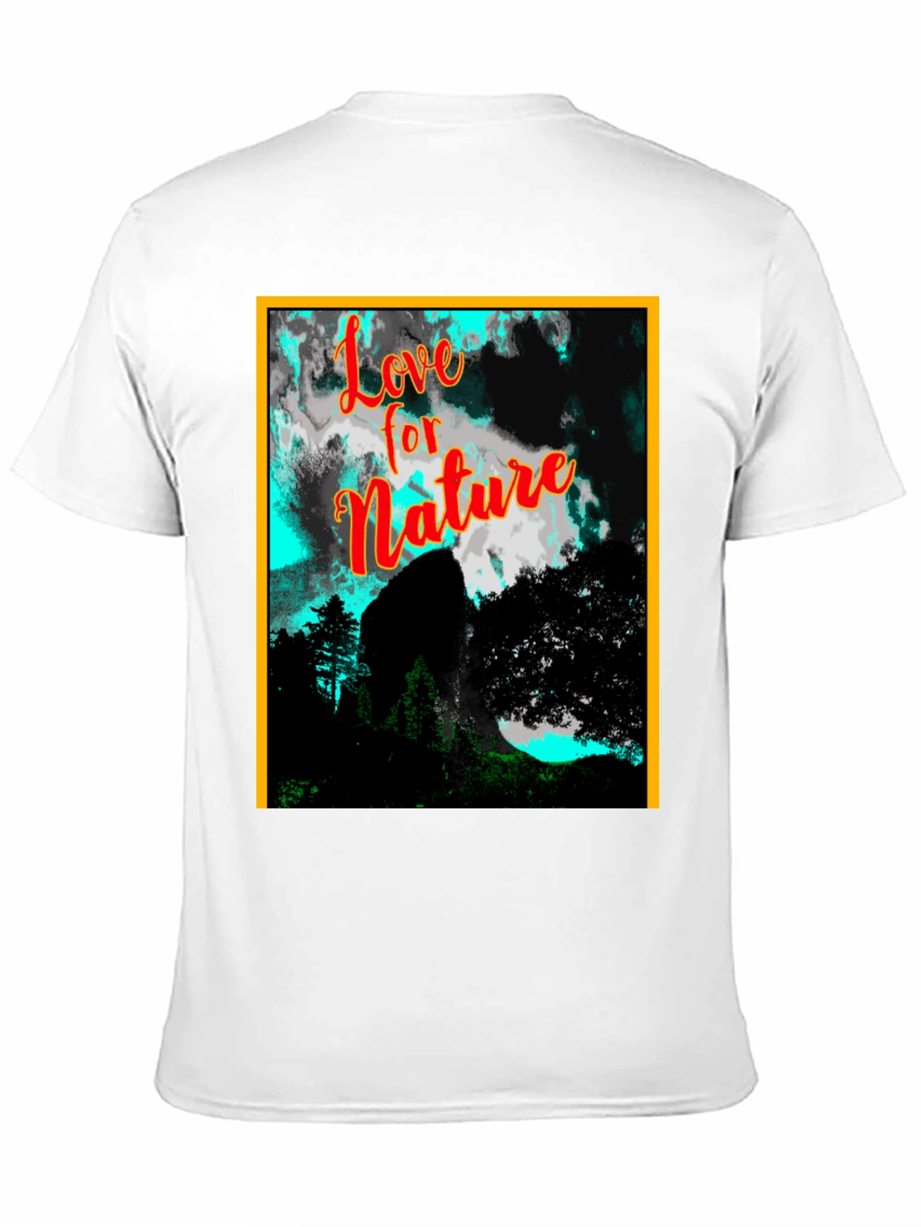 Black Nature Love Graphic Tee - Stylish & Unique view 11