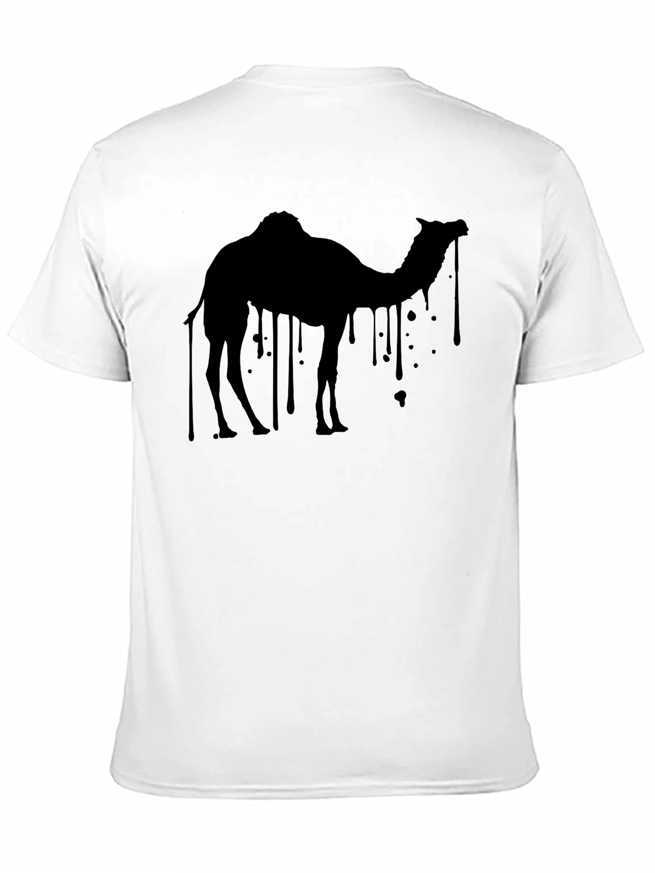 Black Camel Graphic Tee - Black Cotton Blend view 11
