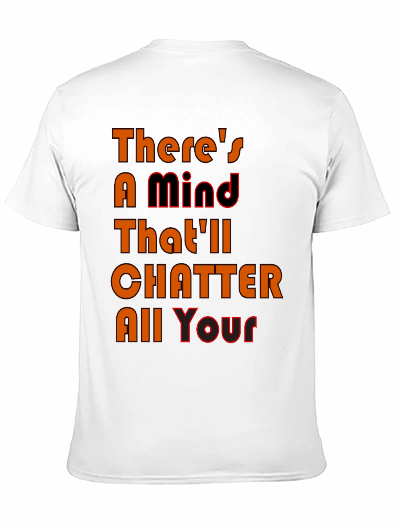 Black Mind Chatter Graphic Tee - Black T-Shirt view 11