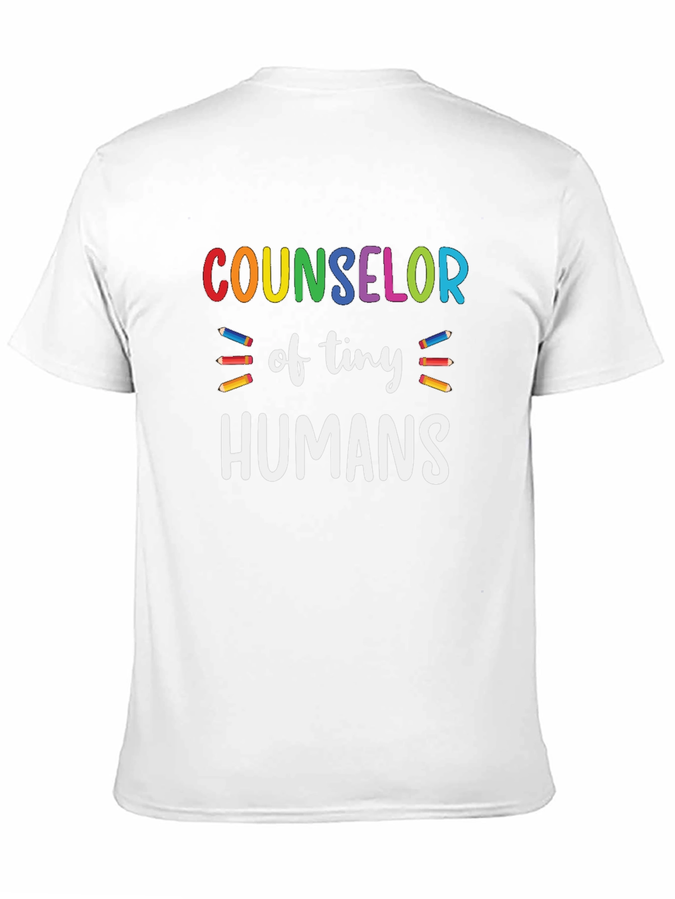 Black Counselor of Tiny Humans T-Shirt view 11