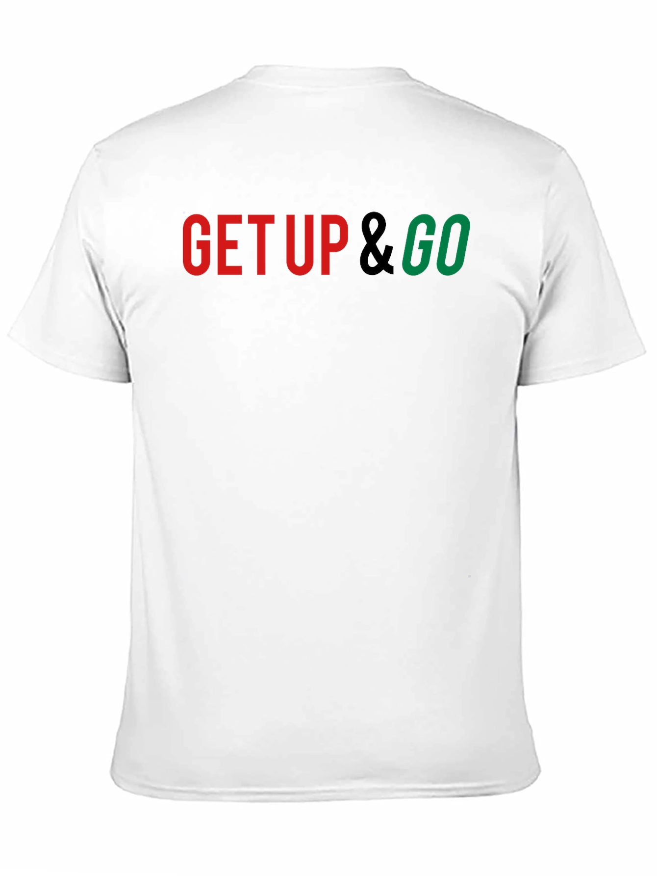 Black Get Up & Go Graphic Tee - Premium Comfort view 11