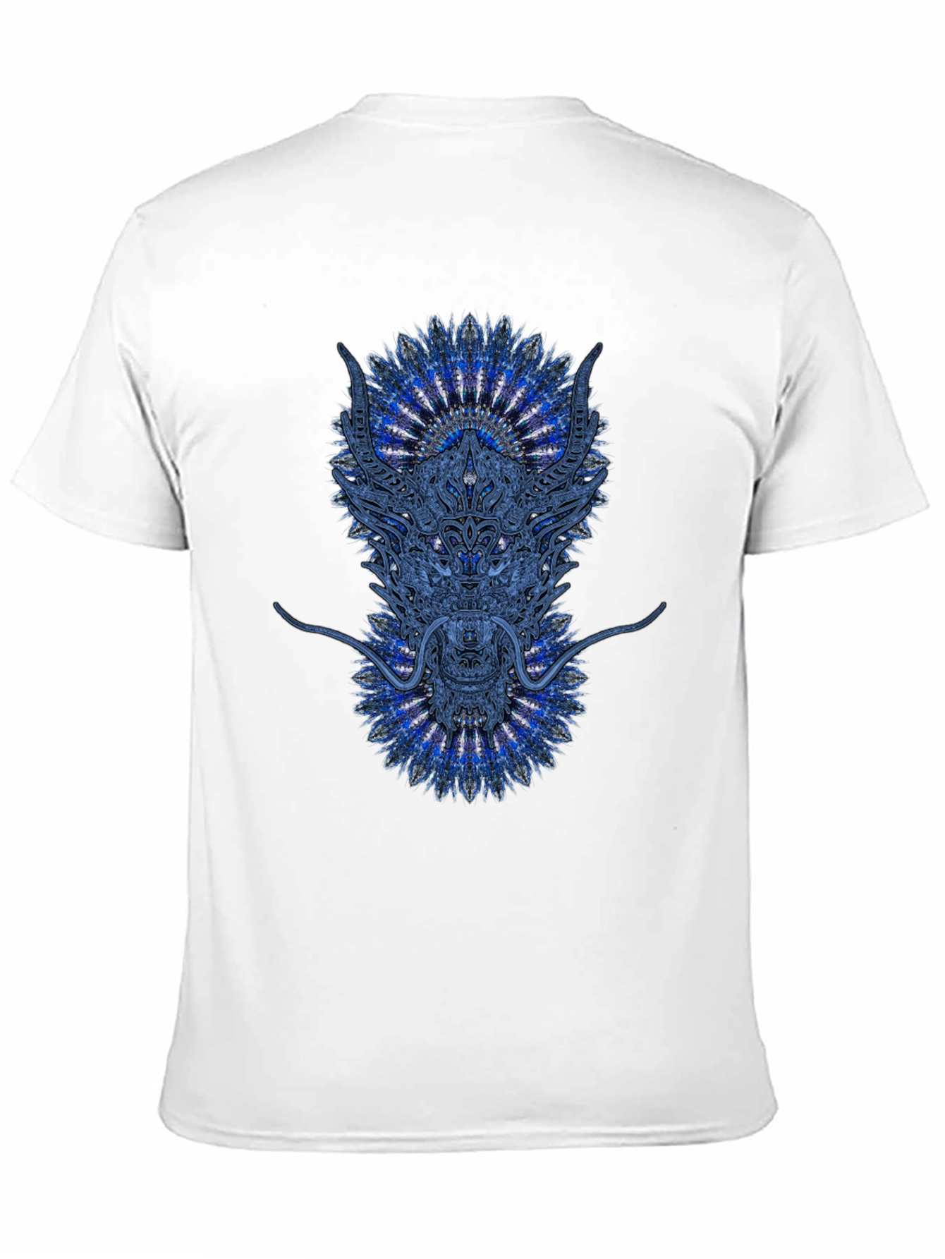 Black Dragon Mandala Graphic Tee - Black view 11