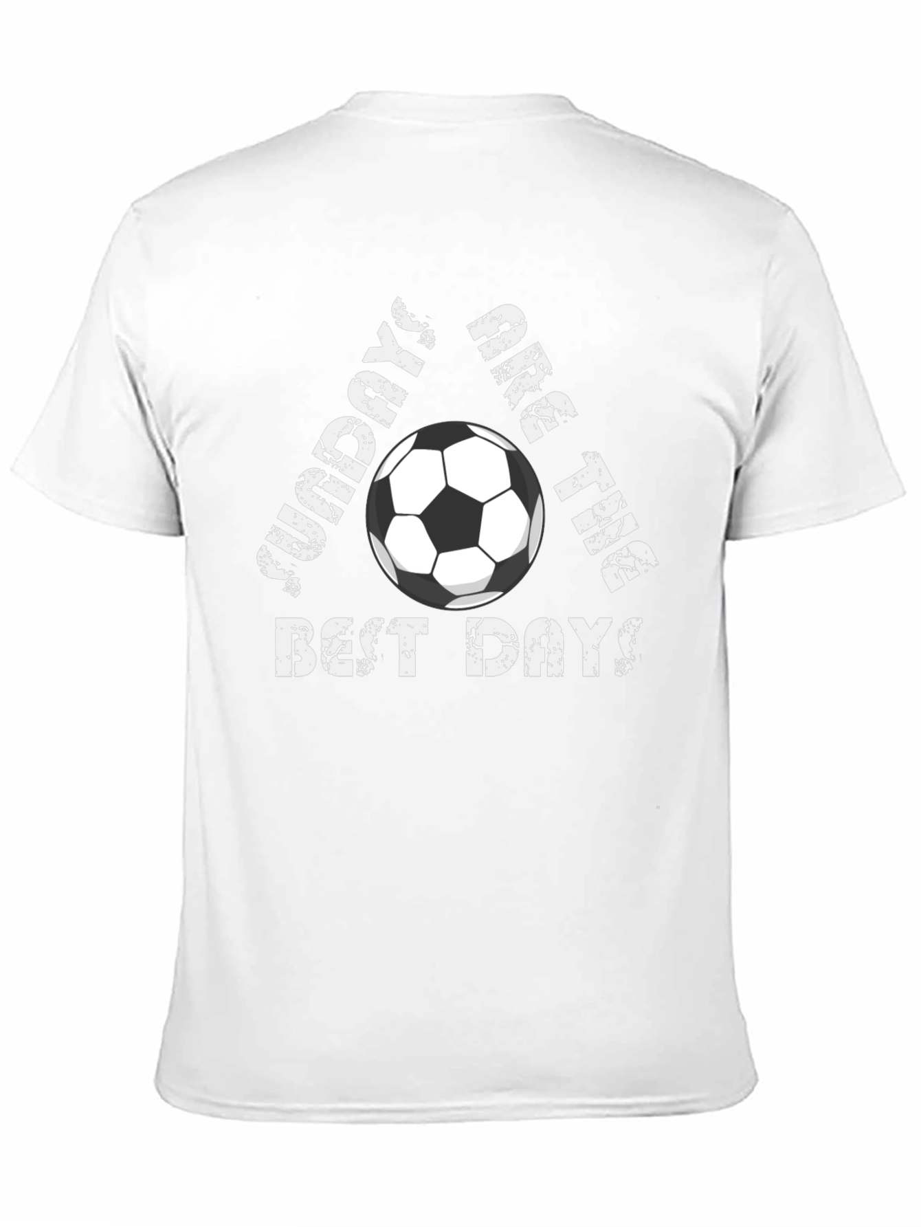 Black Soccer Sundays T-Shirt - Best Days Tee! view 11