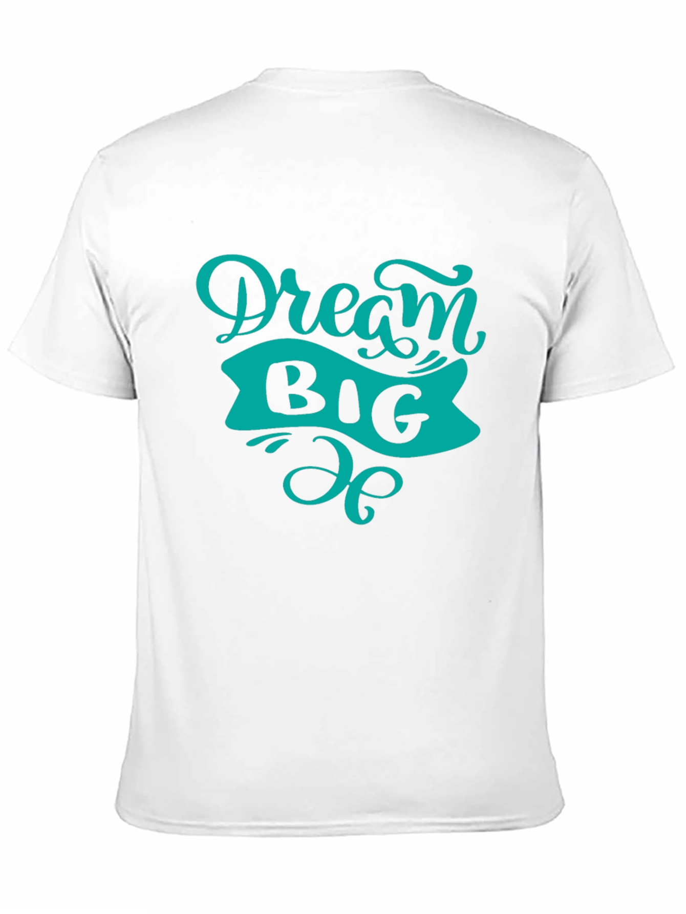 Black Dream Big Graphic Tee - Black Cotton T-Shirt view 11