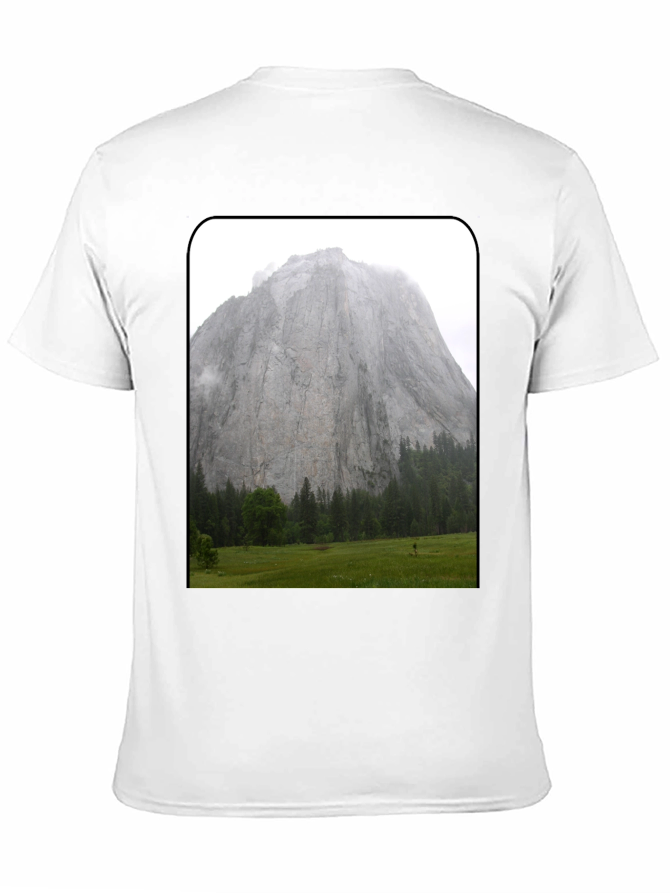 Black Mountain View Graphic Tee - Black Casual Shirt view 11