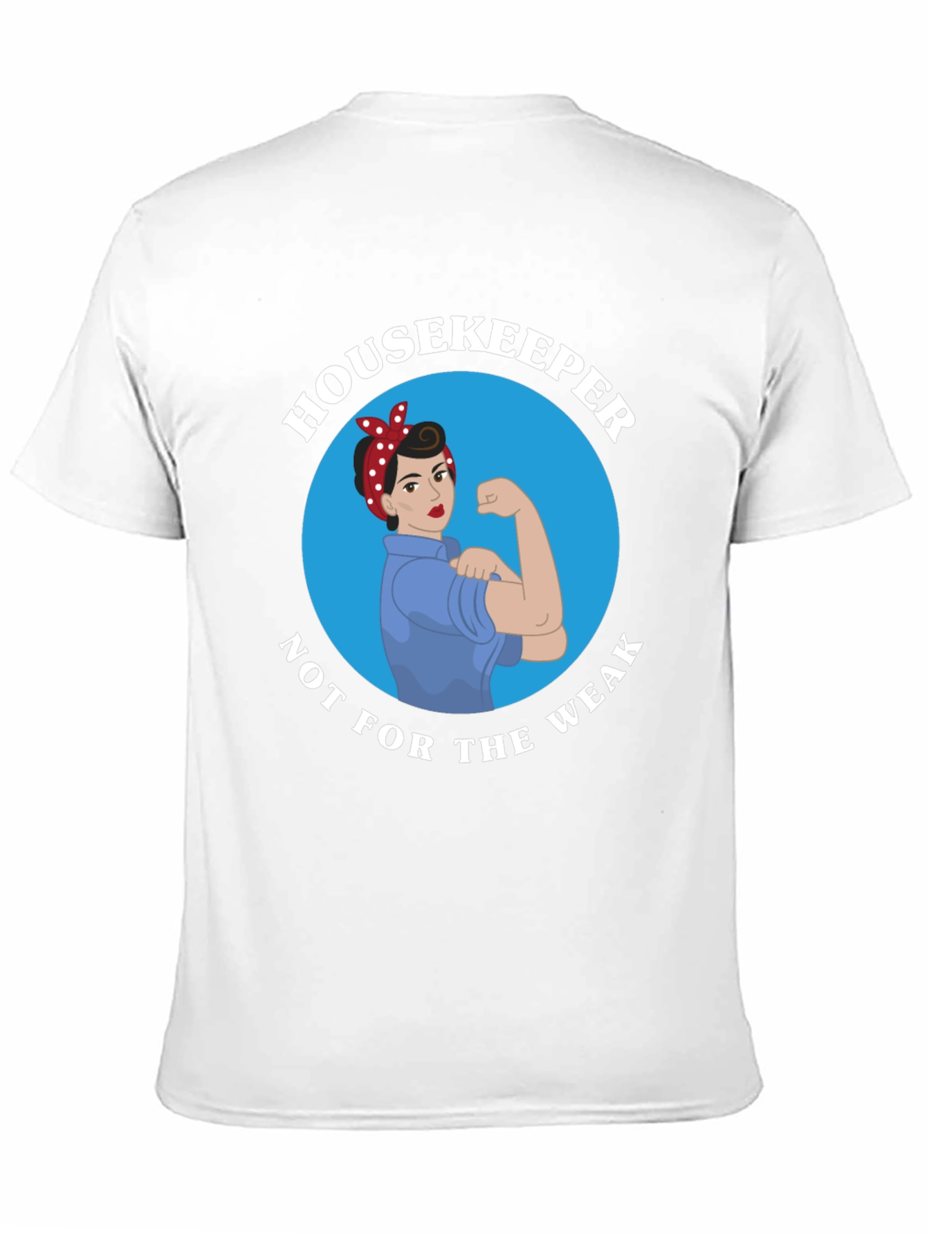 Black Housekeeper Strong Woman T-Shirt view 11