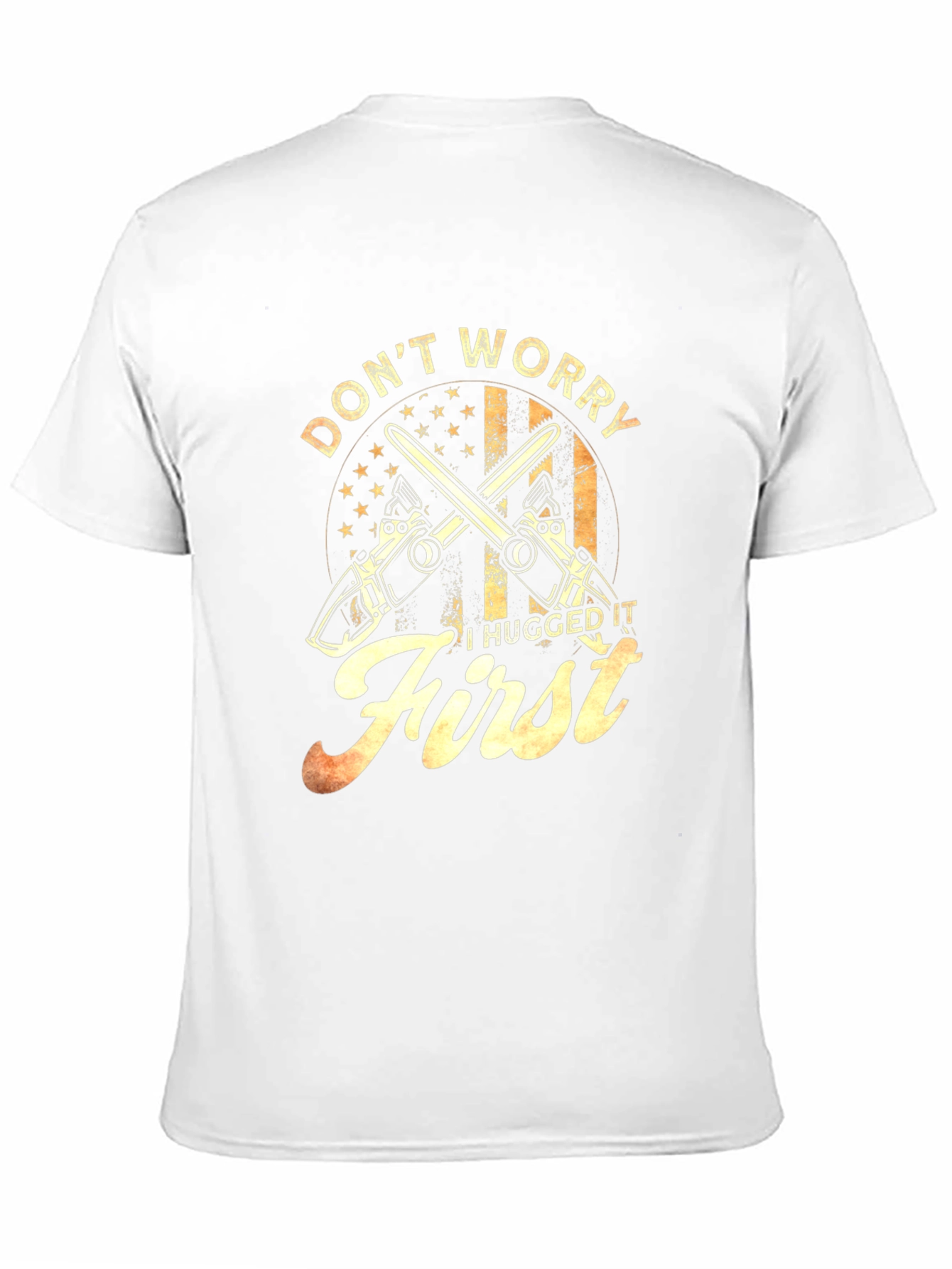 Black Don't Worry I Hugged It First T-Shirt view 11