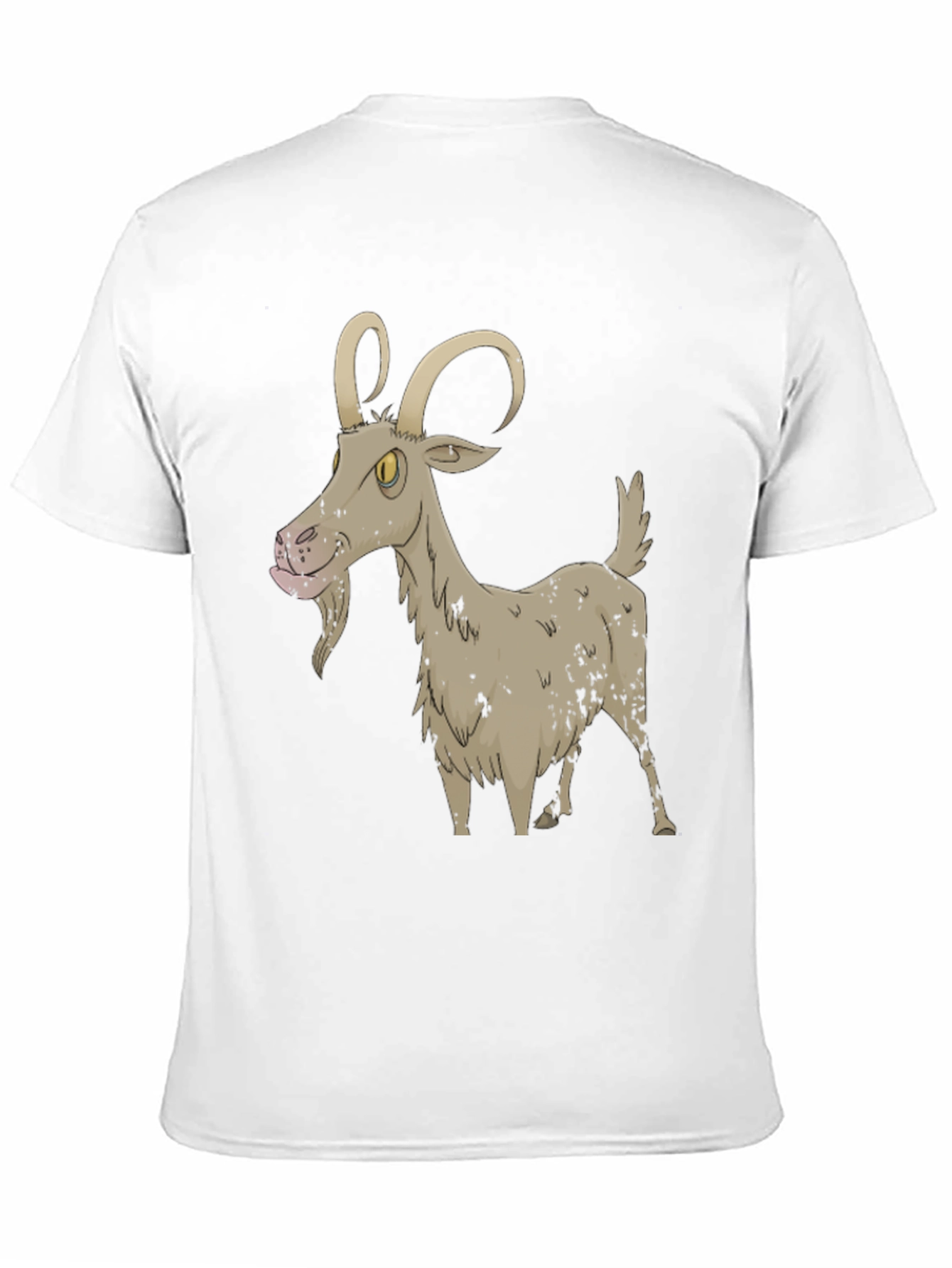 Black Cartoon Goat Black T-Shirt view 11