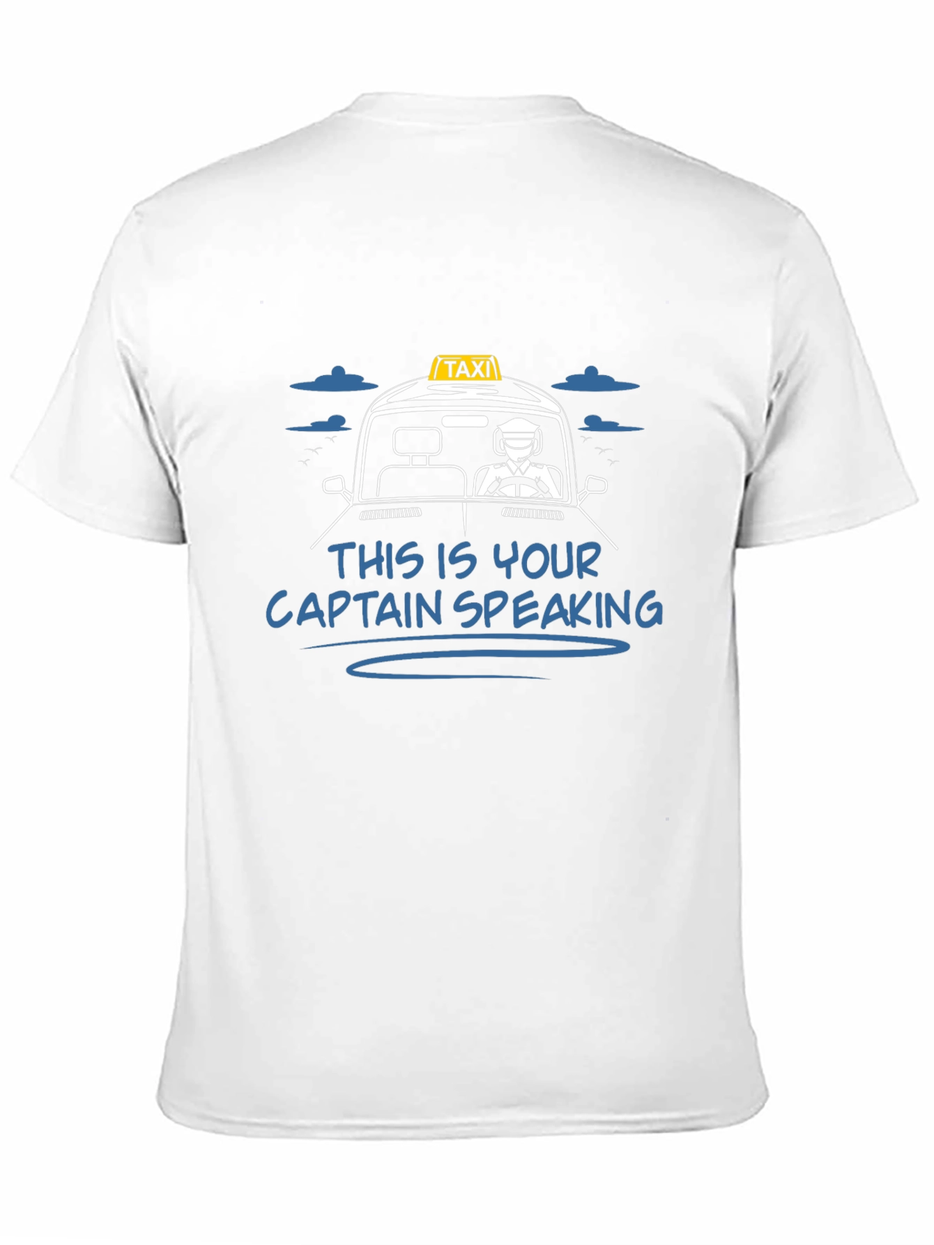 Black Taxi Captain T-Shirt - Driving Humor Tee view 11
