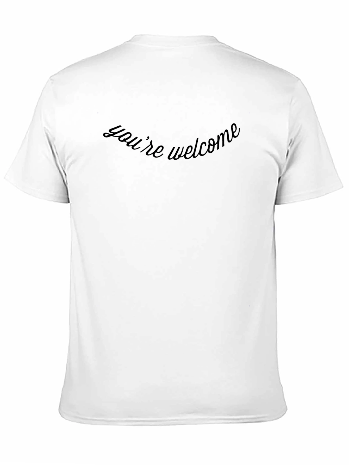 Black You're Welcome Graphic Tee - Soft Comfort Fit view 11