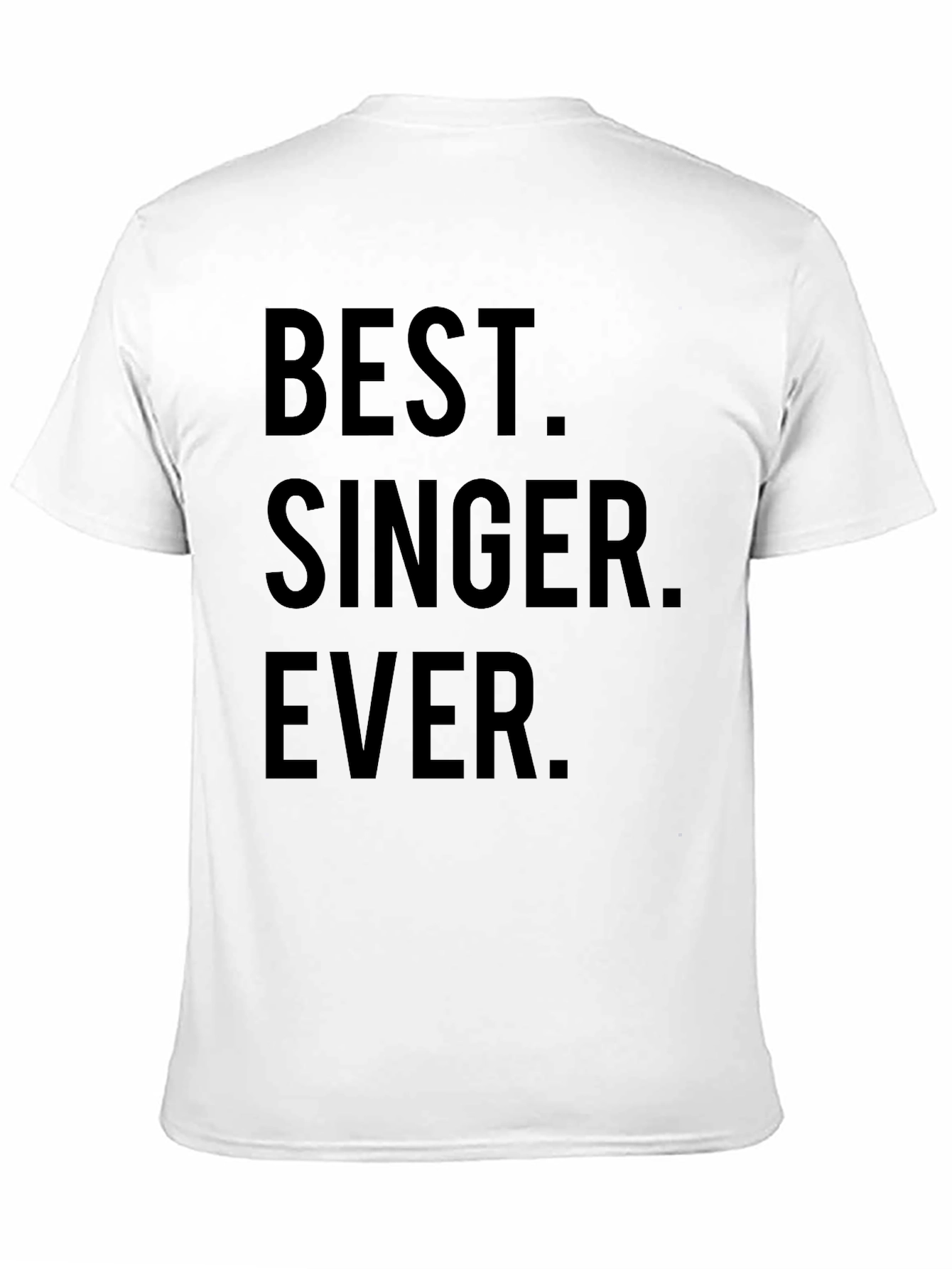 Black Best Singer Ever T-Shirt - Novelty Graphic Tee view 11