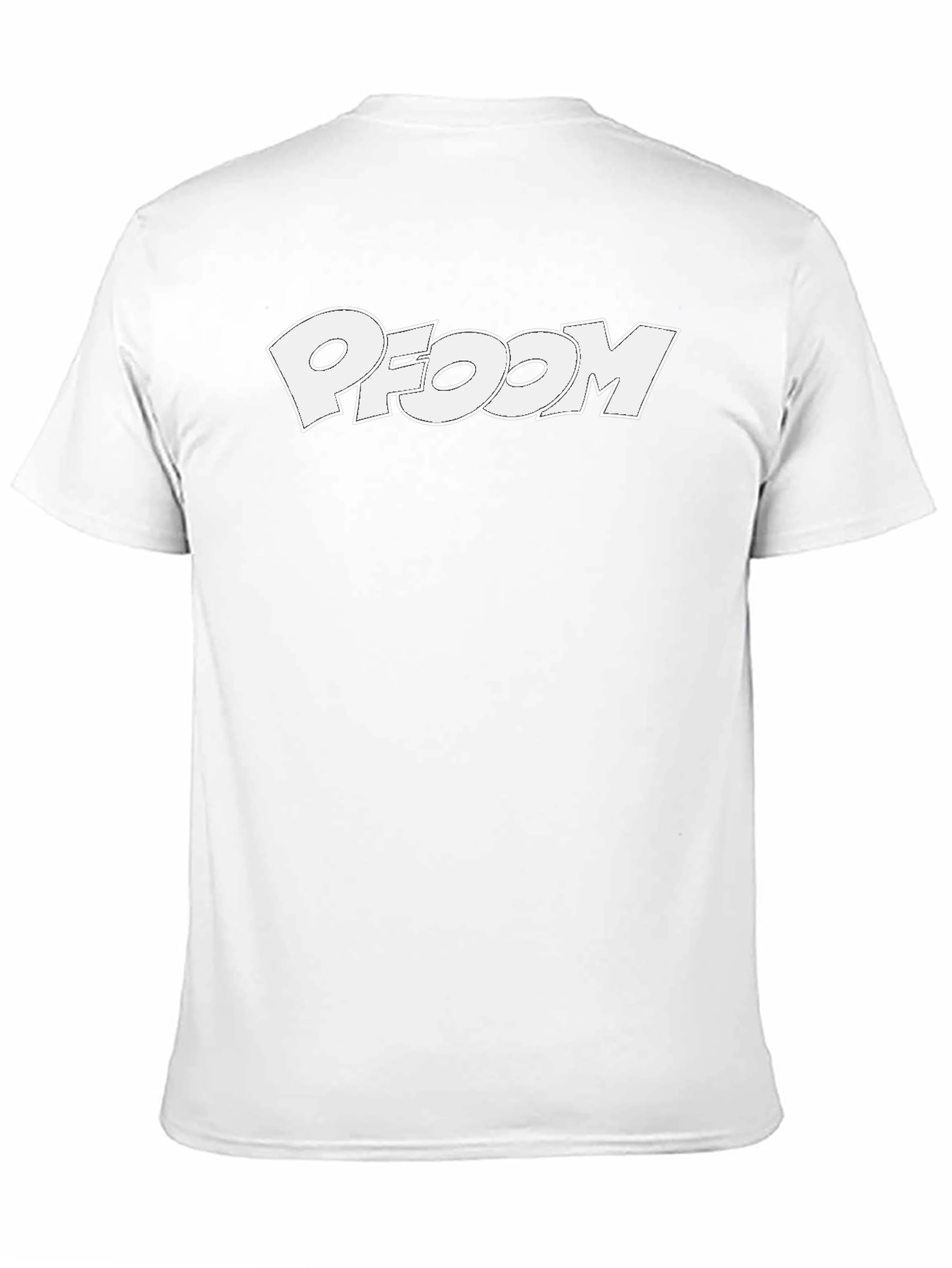 Black PFOOM Graphic Tee - Black Cotton Blend view 11
