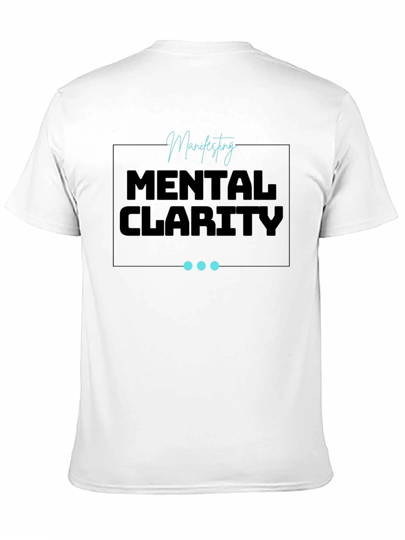 Black Mental Clarity Tee - Manifesting Focus view 11