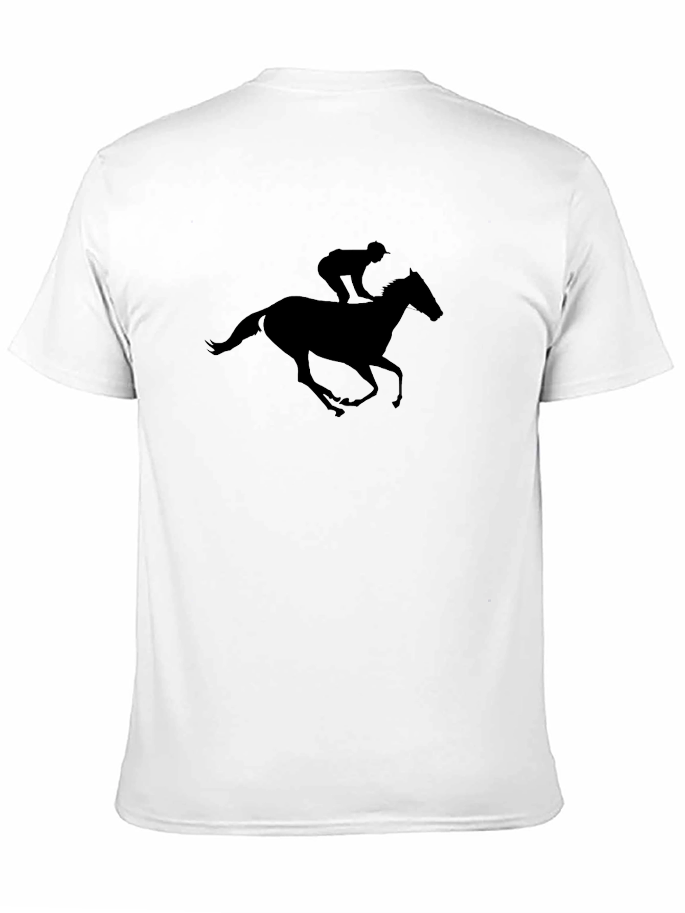 Black Black Horse Jockey Graphic Tee view 11