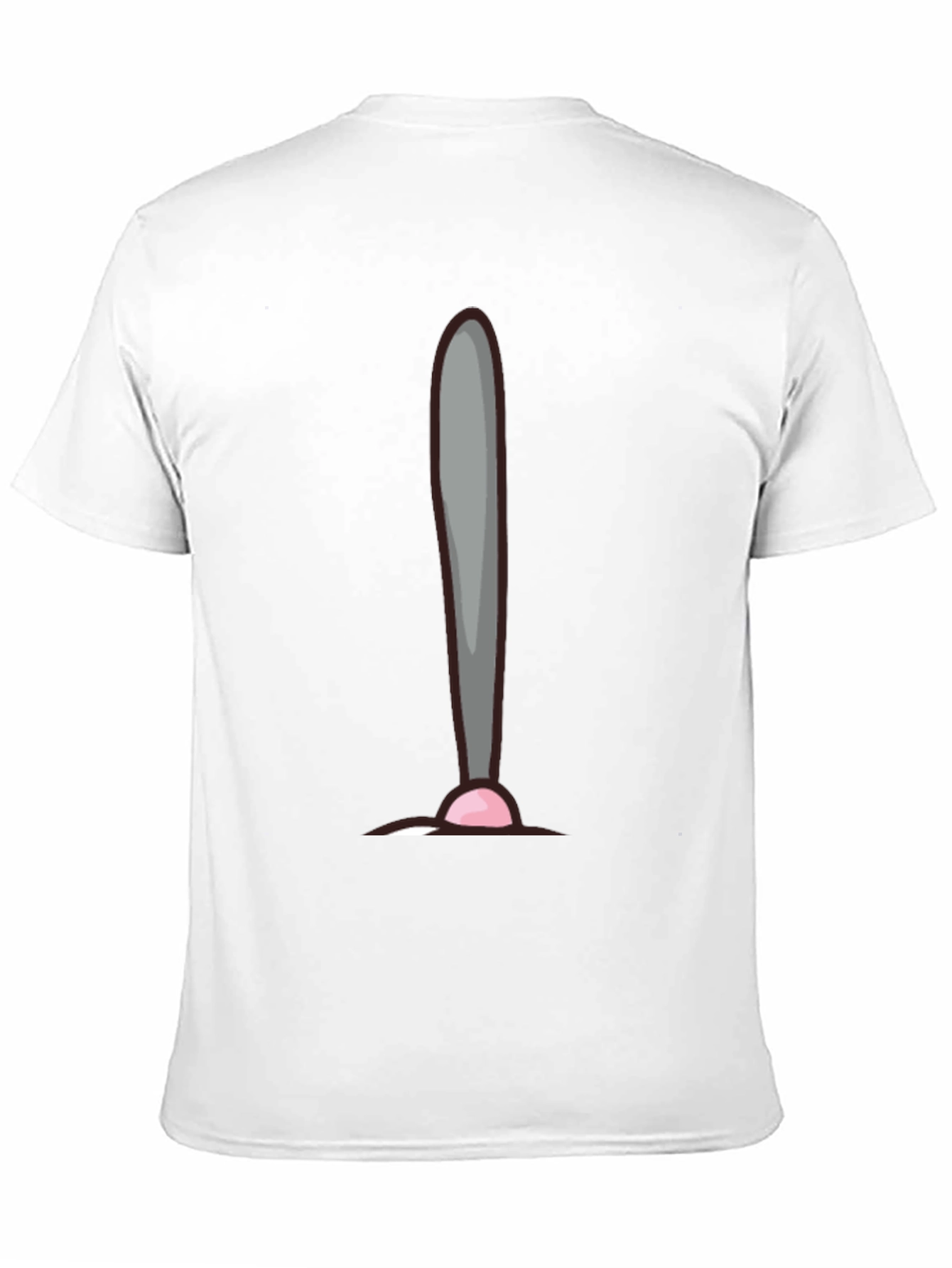 Black Humorous Cat Tongue T-Shirt view 11