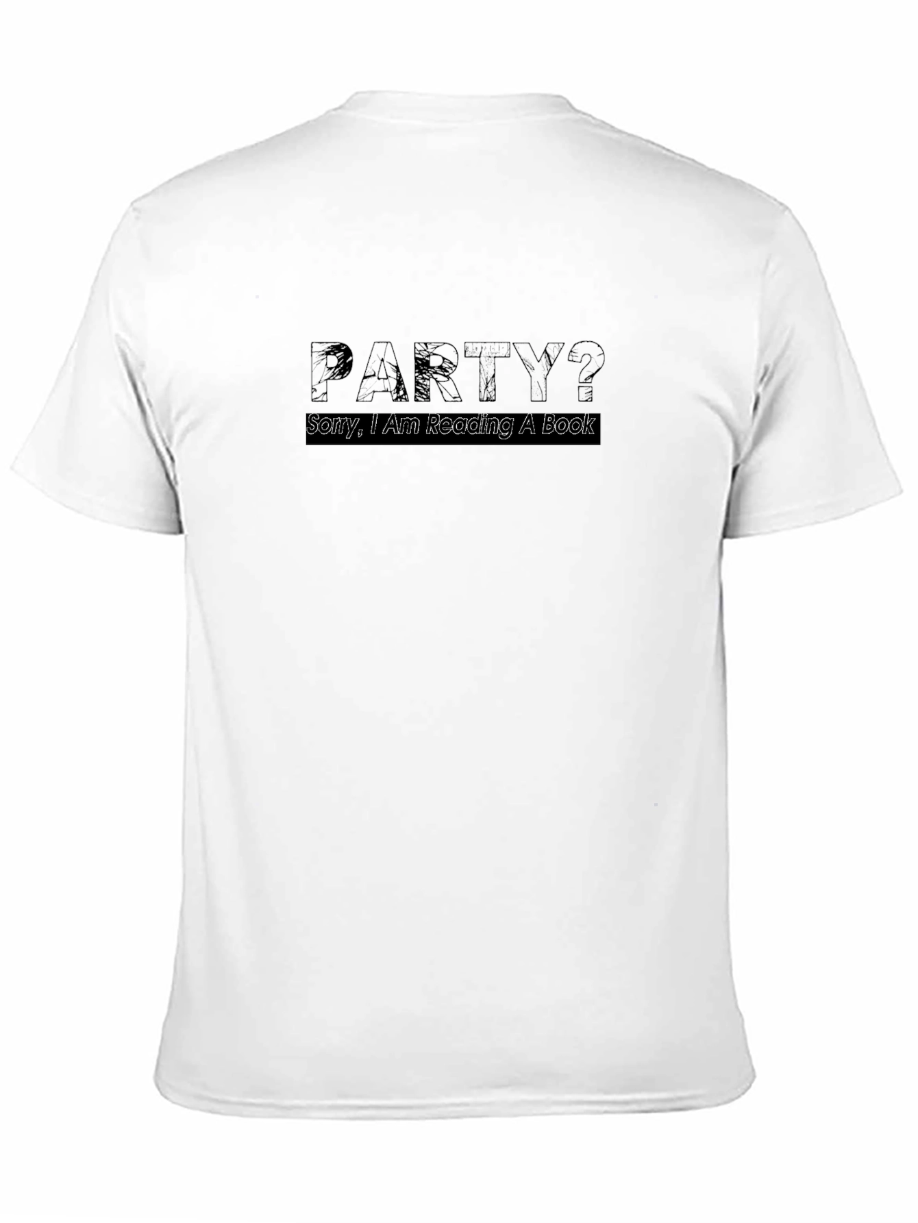 Black Party? Funny Reader T-Shirt - Black view 11