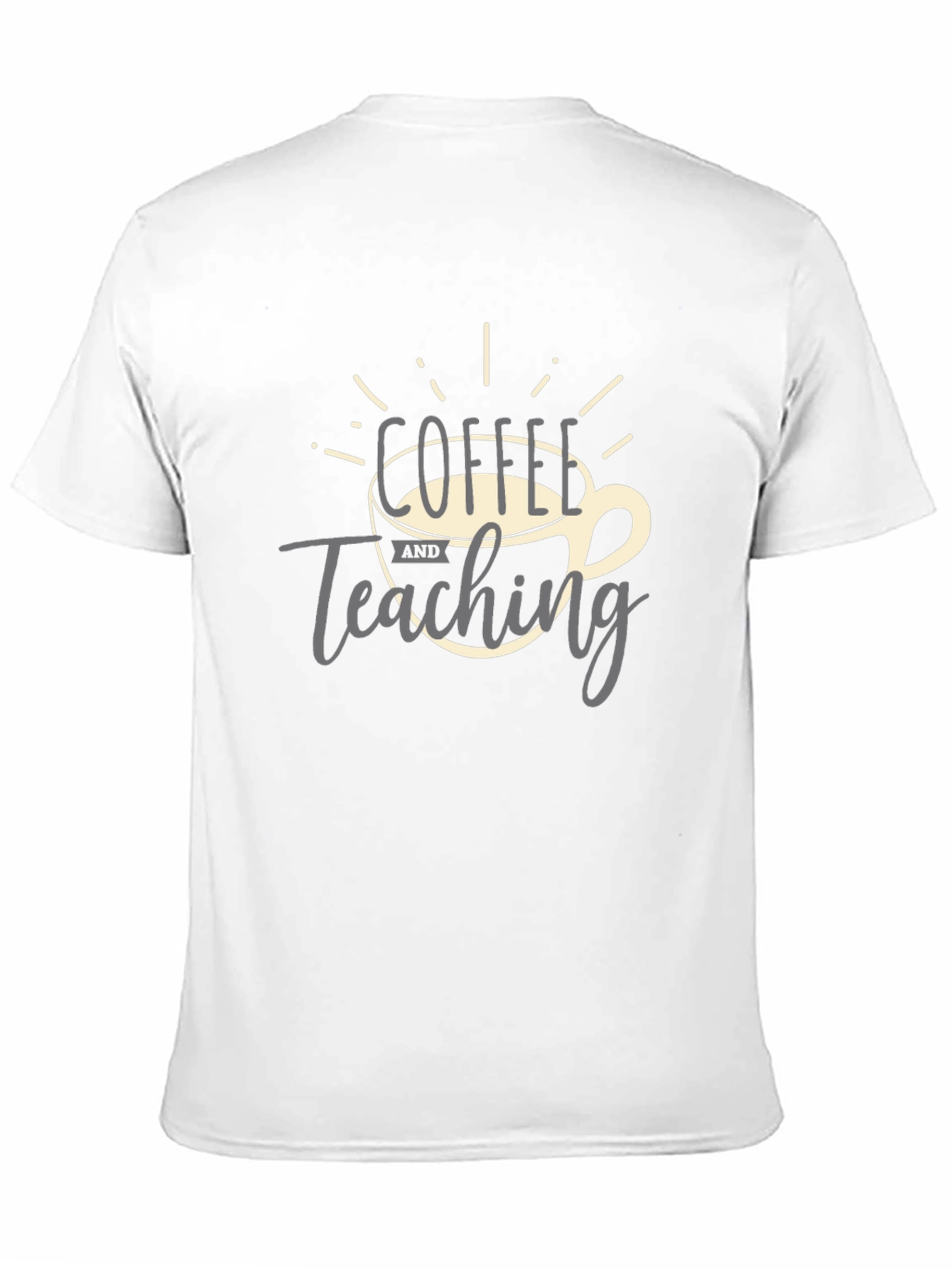 Black Coffee and Teaching Graphic Tee - Teacher Gift Idea view 11