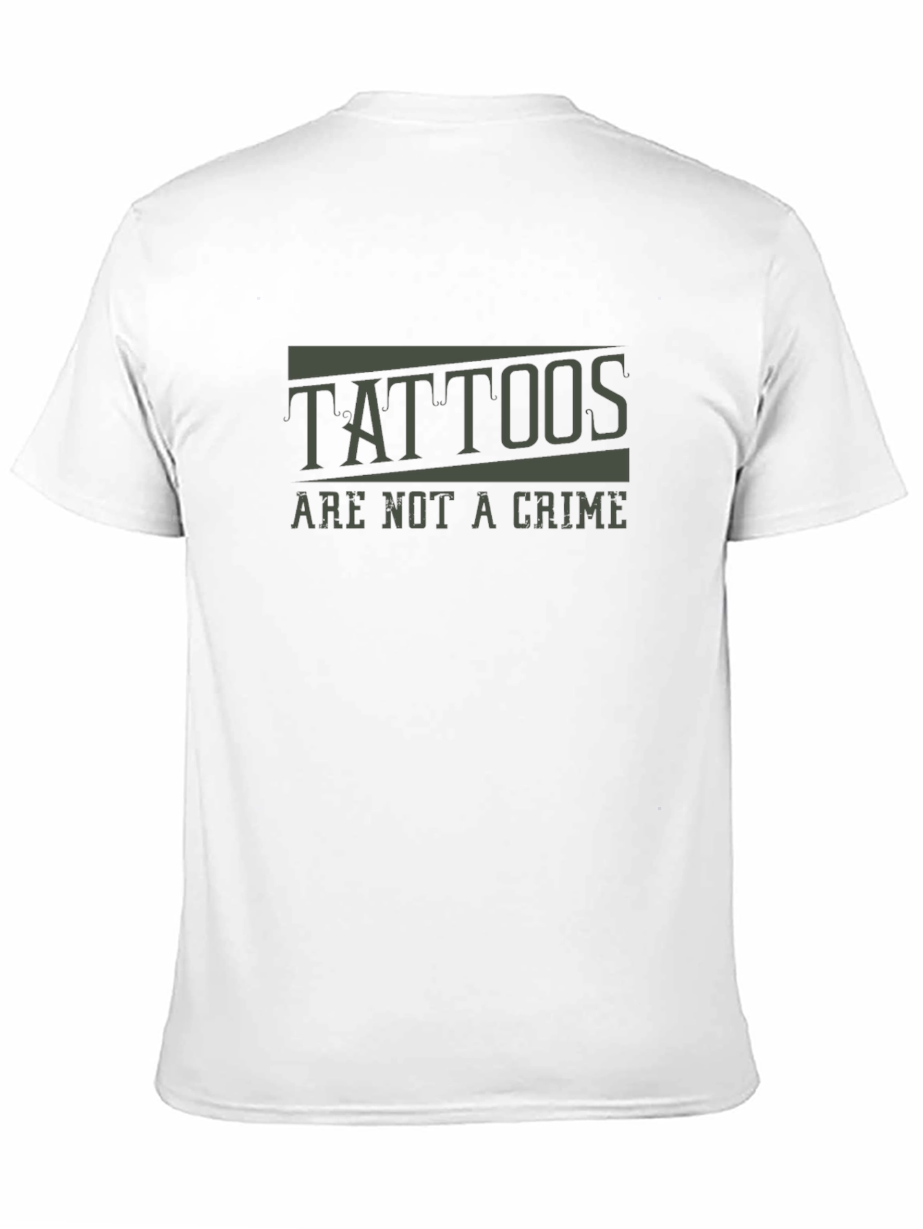 Black Tattoos Are Not A Crime Graphic T-Shirt view 11