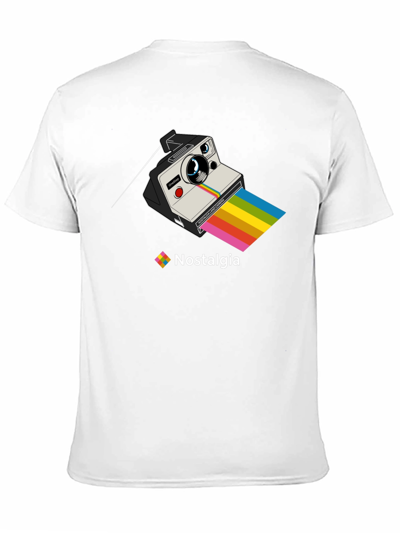Black Retro Camera Nostalgia T-Shirt view 11