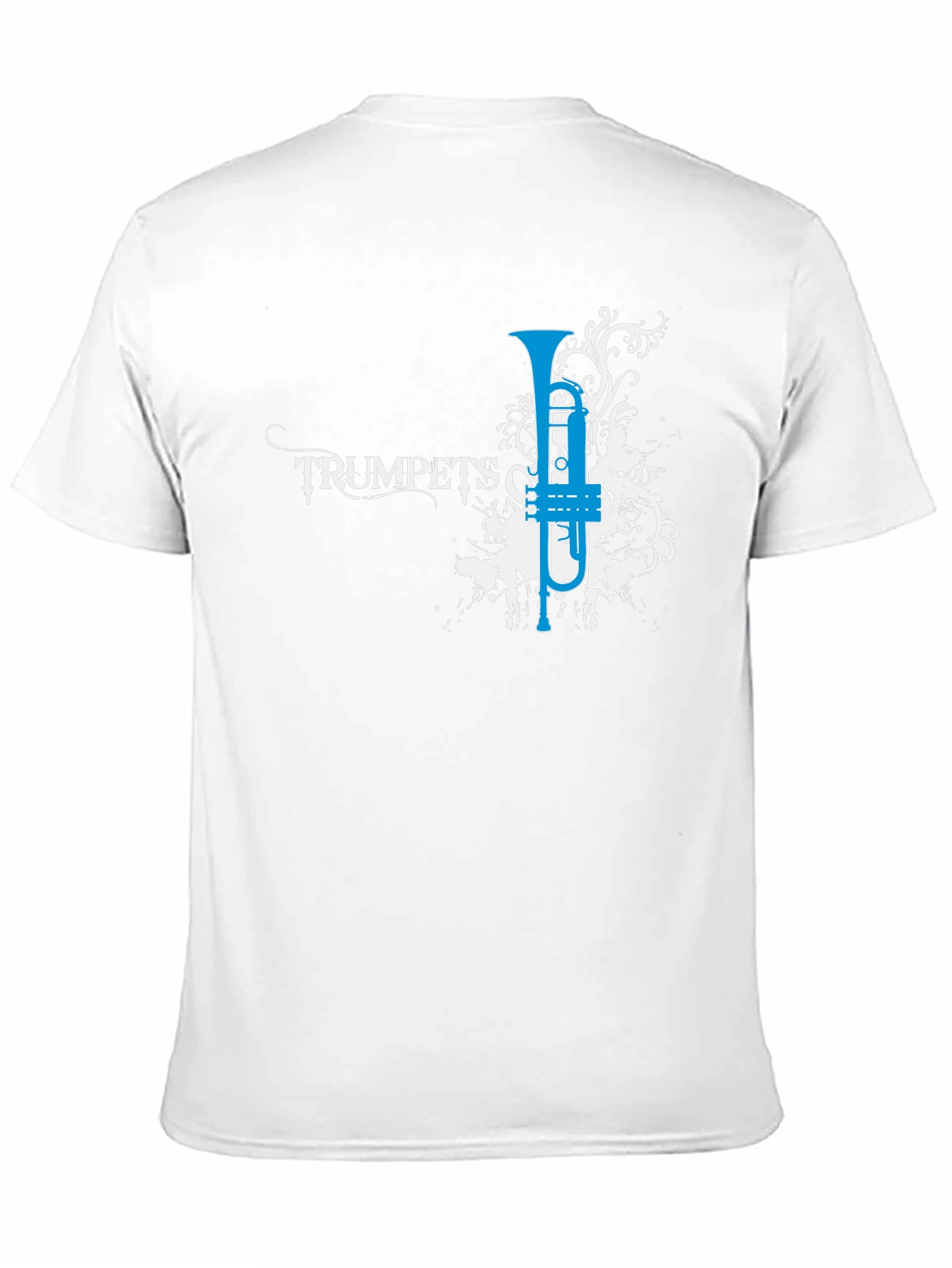 Black Trumpets Graphic Tee - Music Lover's T-Shirt view 11