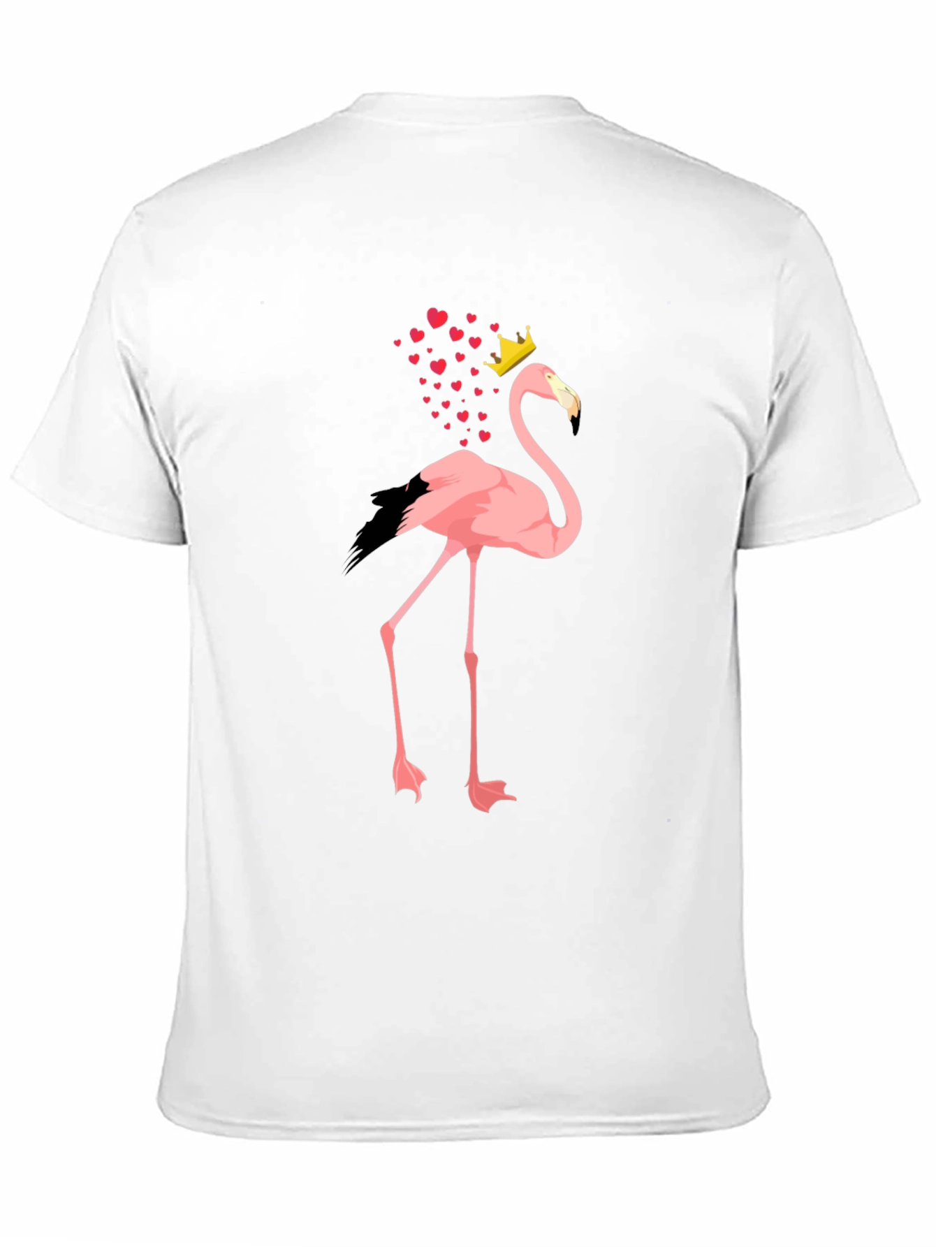 Black Flamingo King T-Shirt - Men's Black Tee view 11