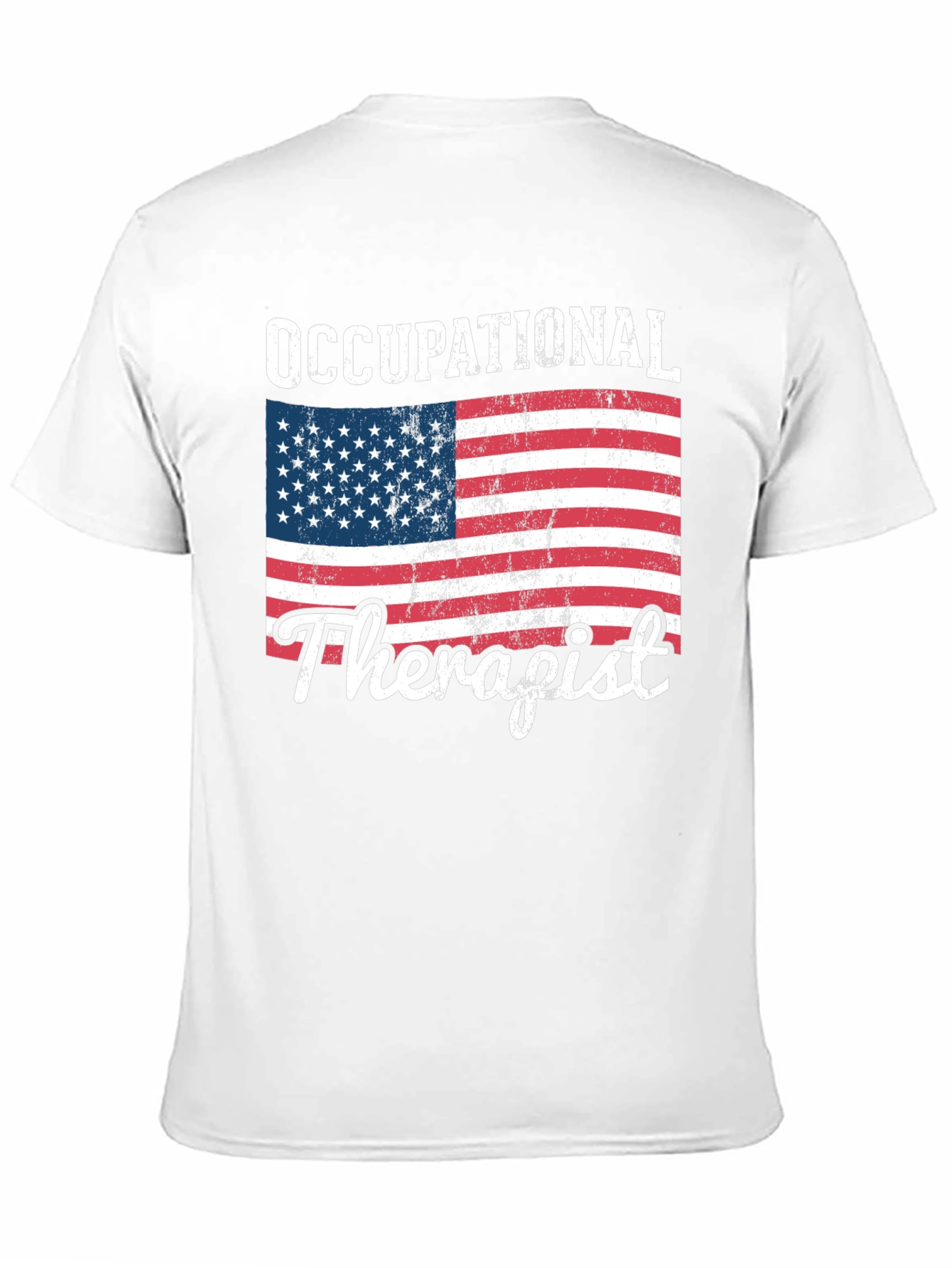 Occupational Therapist American Flag T-Shirt - 11