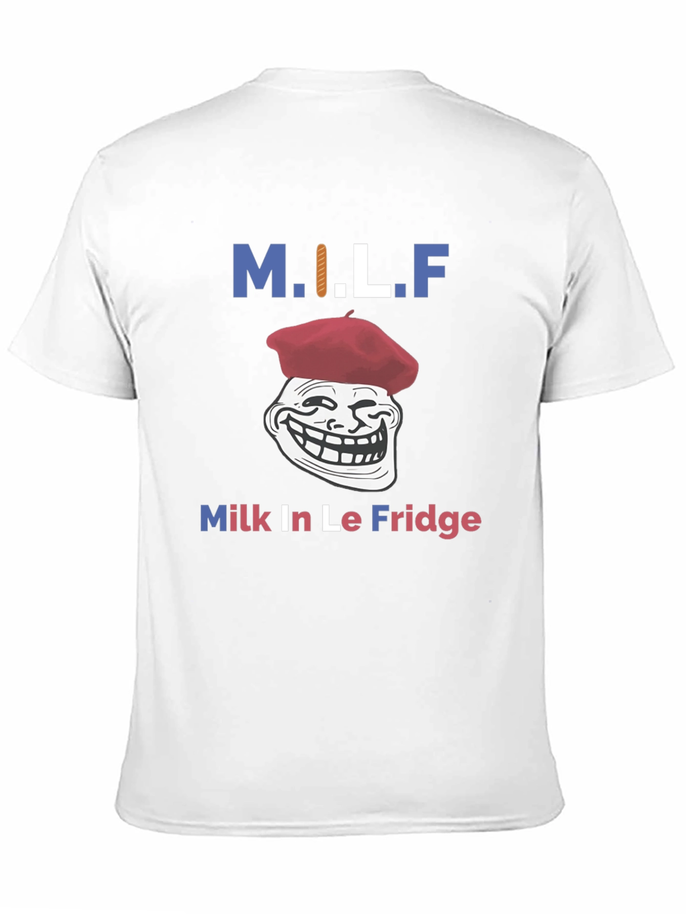 Black M.I.L.F. Funny Graphic T-Shirt - Milk In Le Fridge view 11