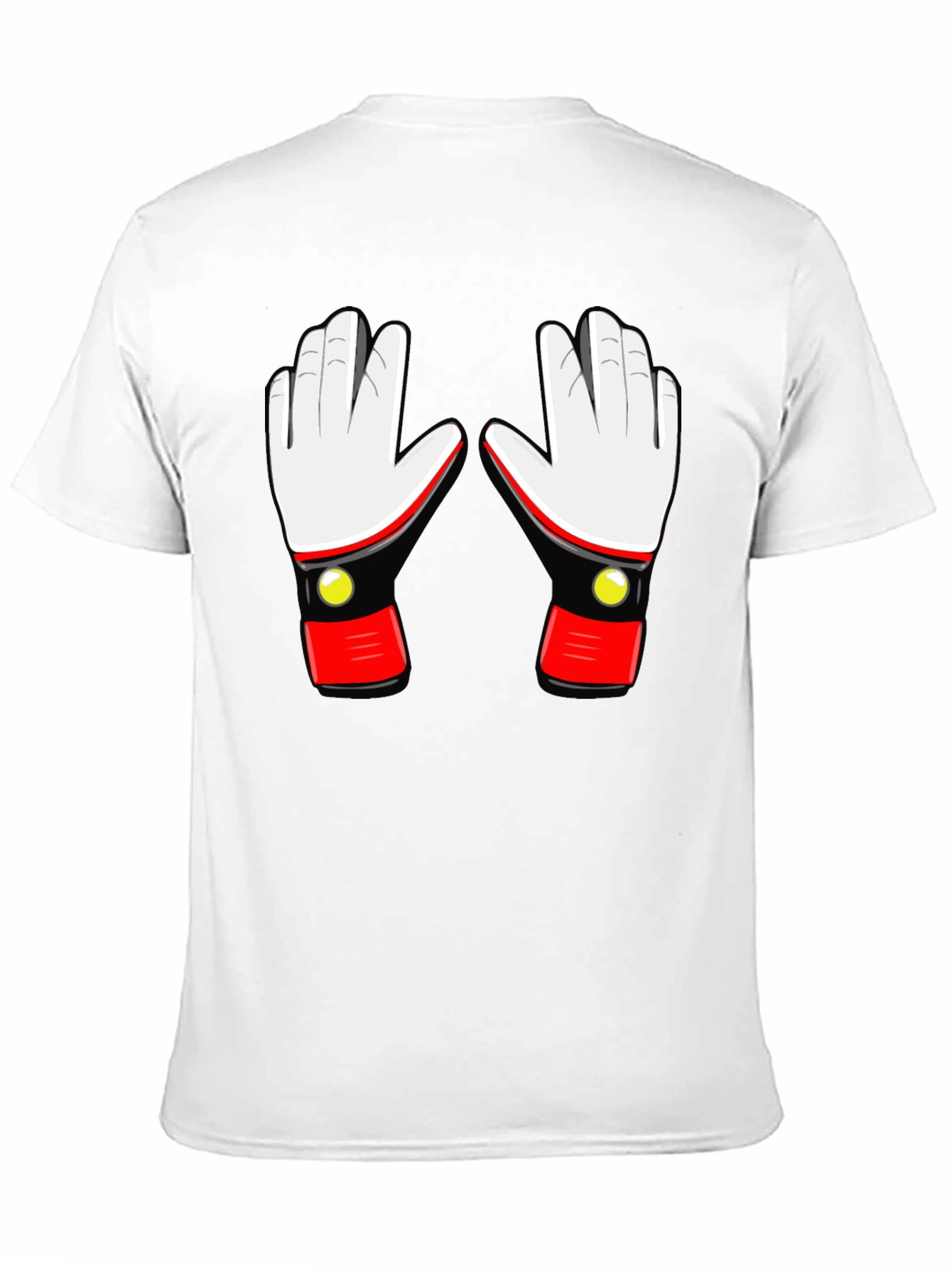 Black Retro Robot Glove Graphic T-Shirt view 11