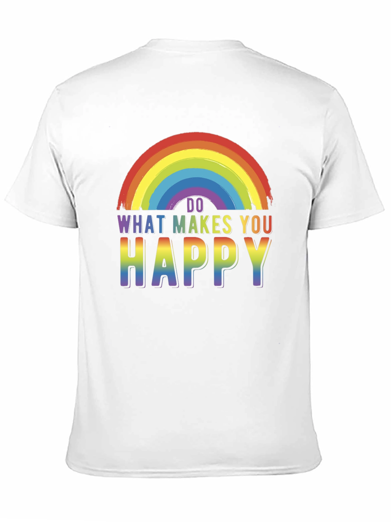 Black Rainbow 'Do What Makes You Happy' Black Tee view 11